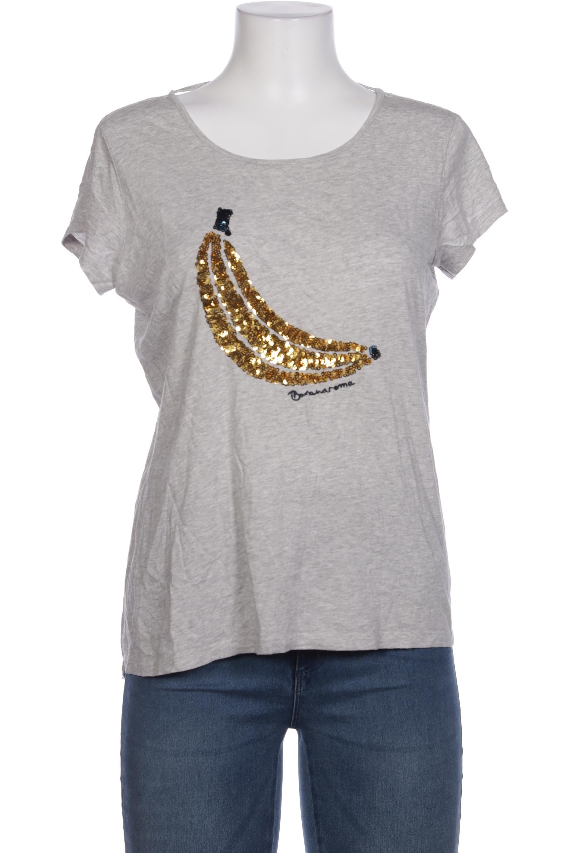 

Comma Damen T-Shirt, grau, Gr. 38