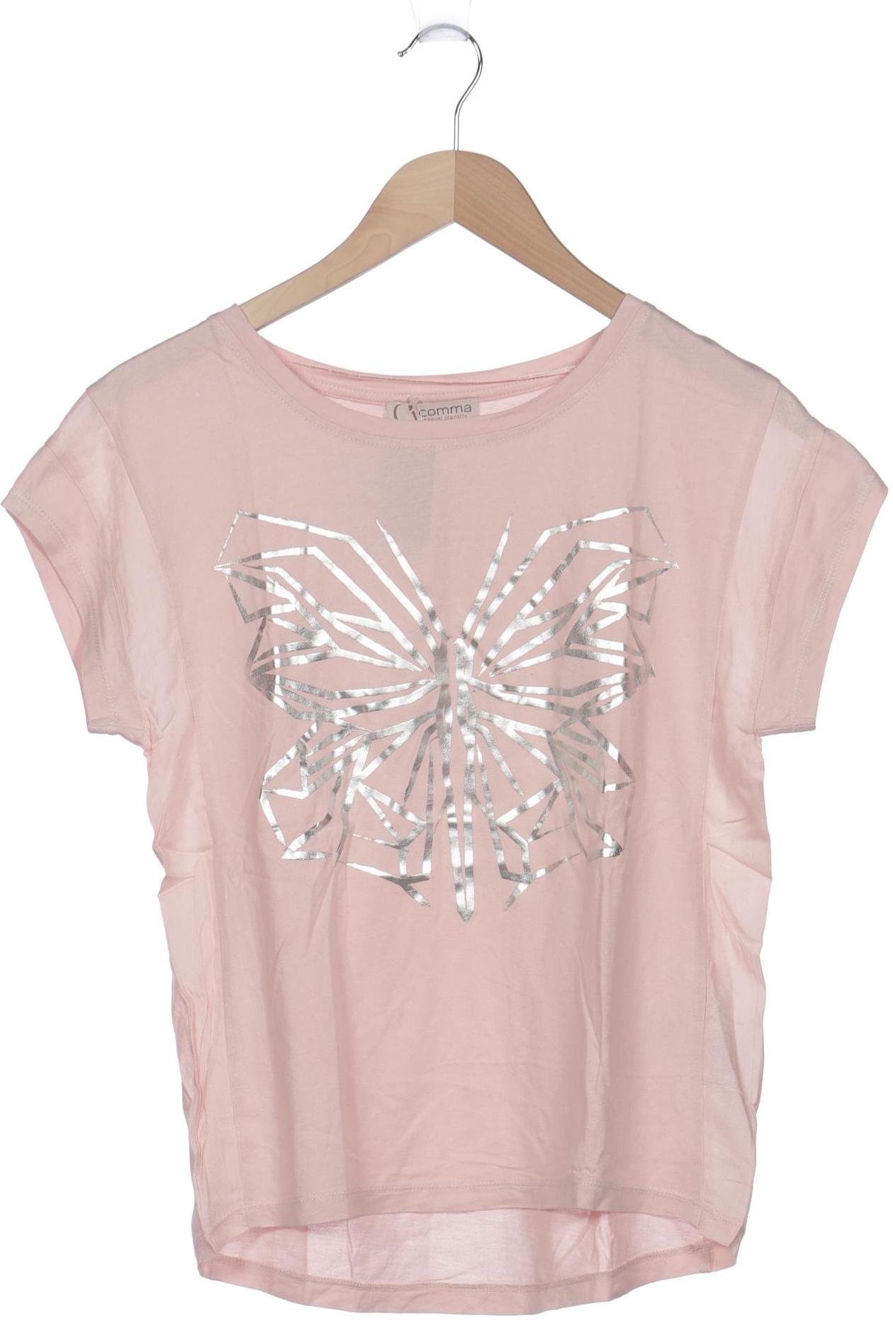 

Comma Damen T-Shirt, pink, Gr. 34