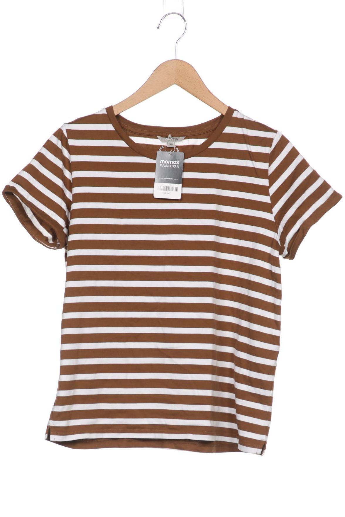 

Comma Damen T-Shirt, braun, Gr. 40