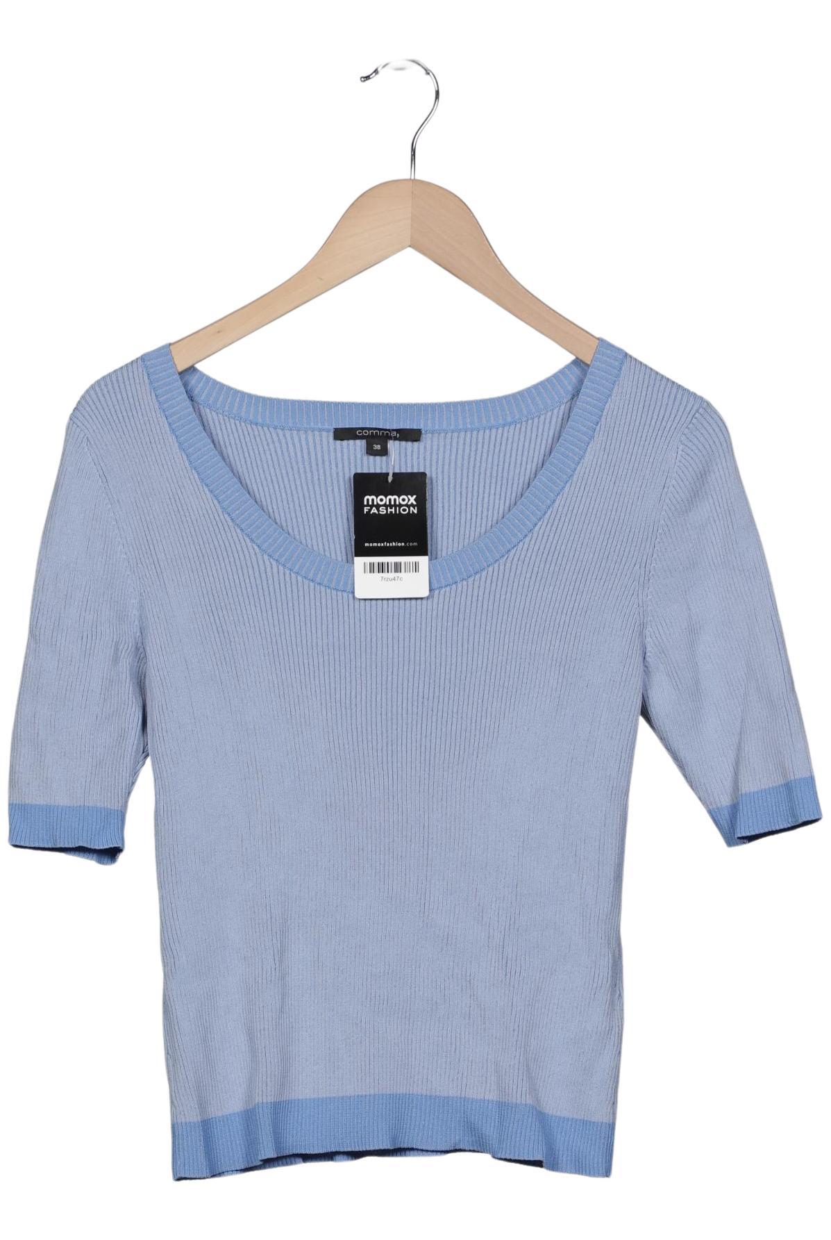

Comma Damen T-Shirt, blau, Gr. 38