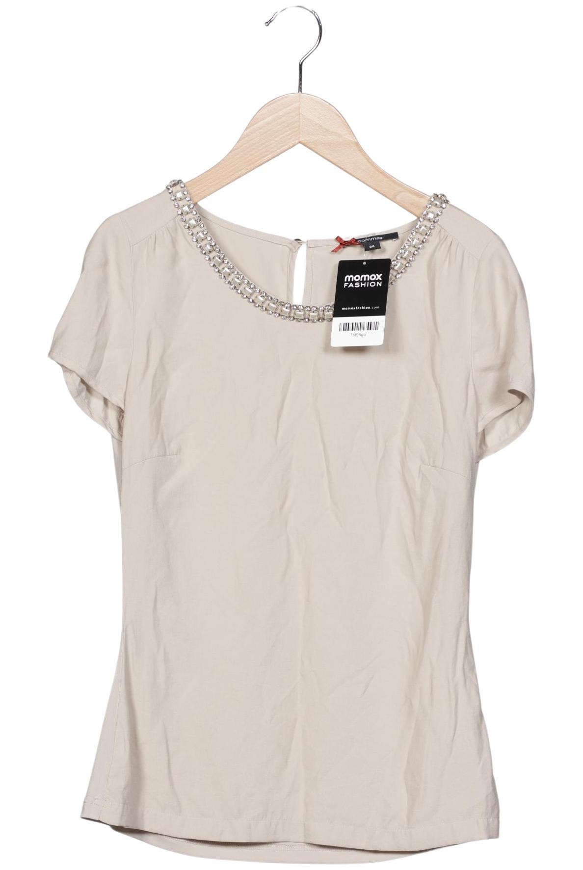 

Comma Damen T-Shirt, beige, Gr. 34