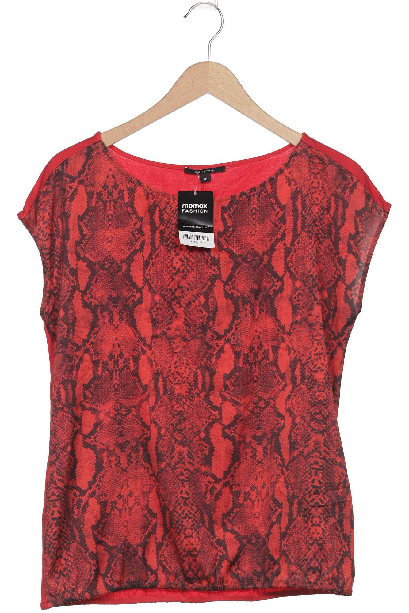 

Comma Damen T-Shirt, rot, Gr. 40