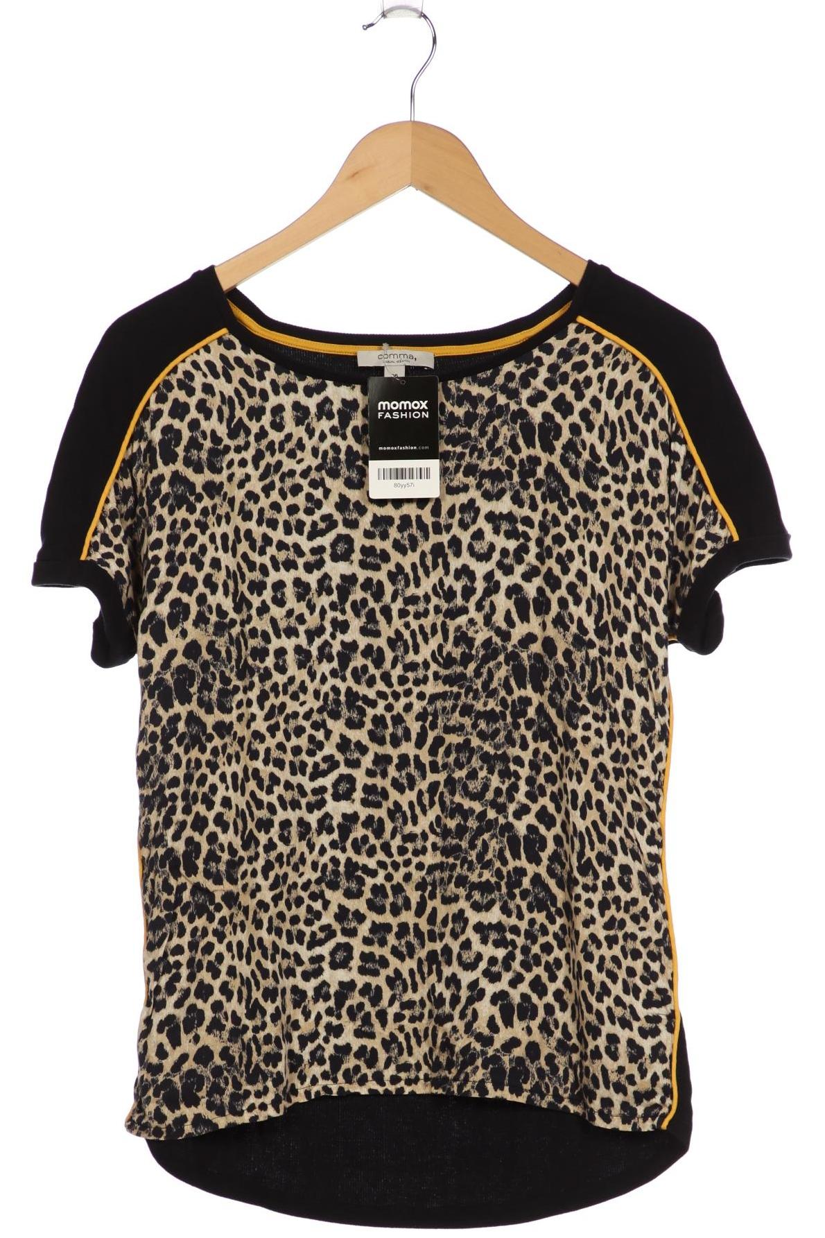 

Comma Damen T-Shirt, marineblau, Gr. 36