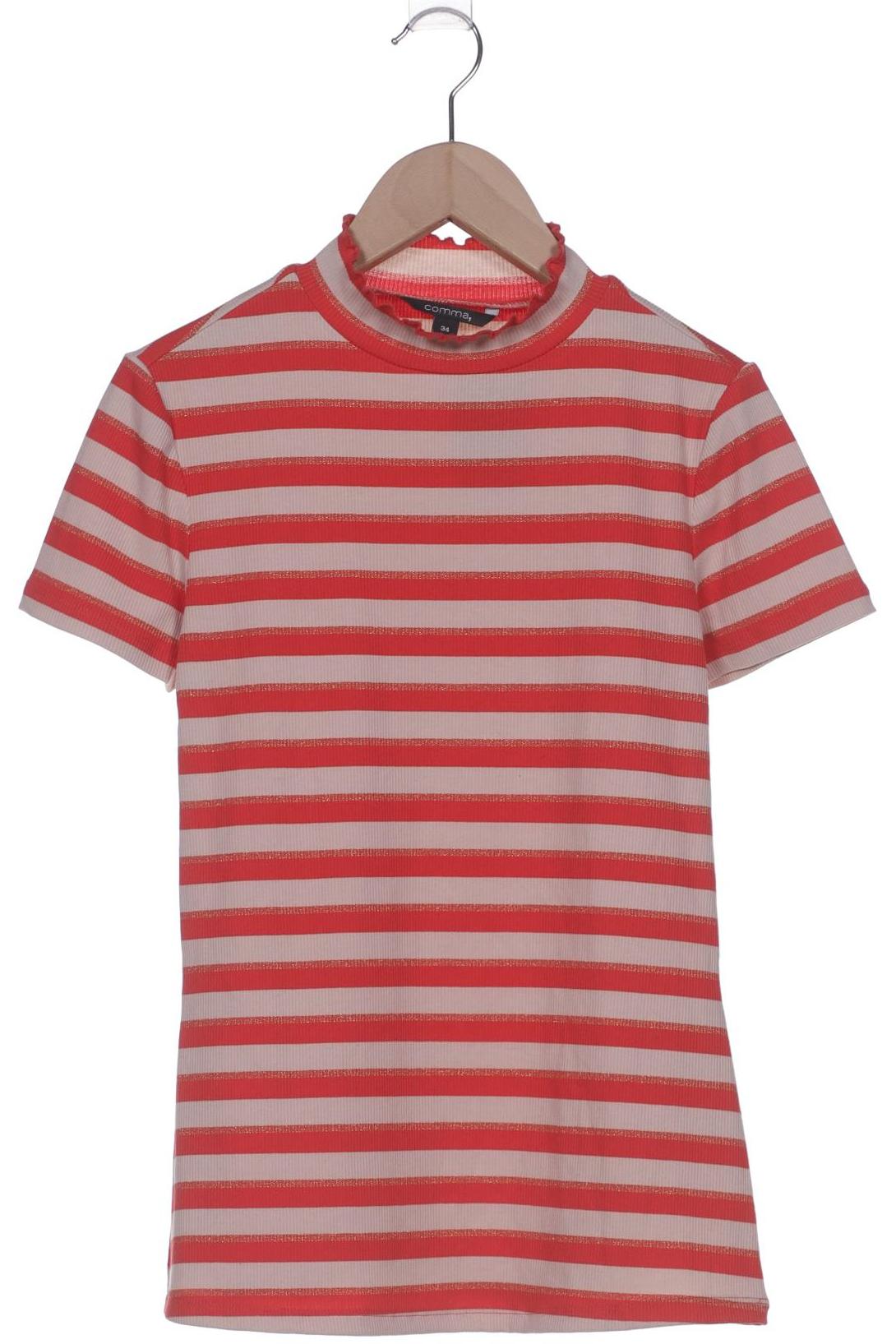 

Comma Damen T-Shirt, rot, Gr. 34