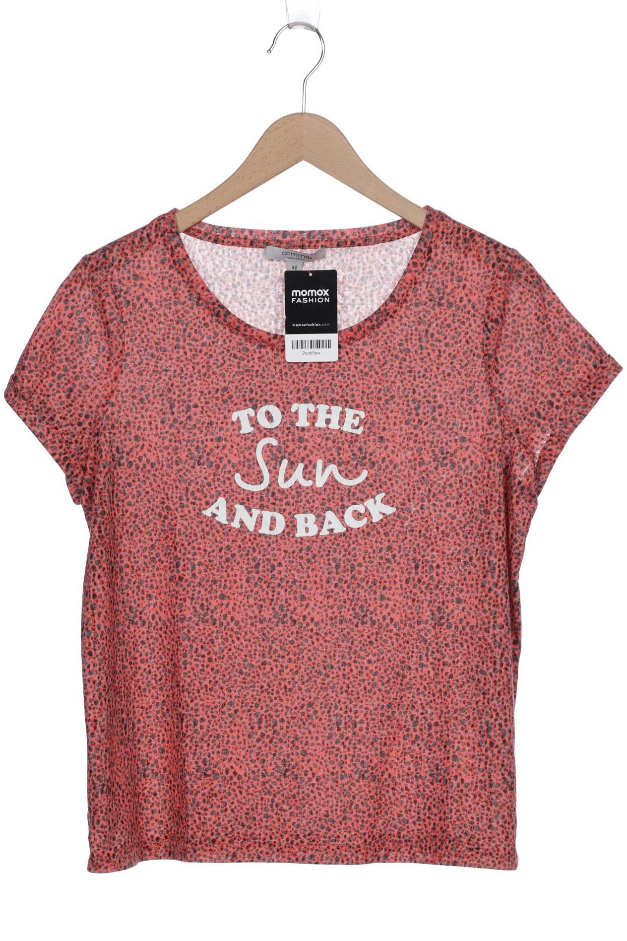 

Comma Damen T-Shirt, orange, Gr. 42