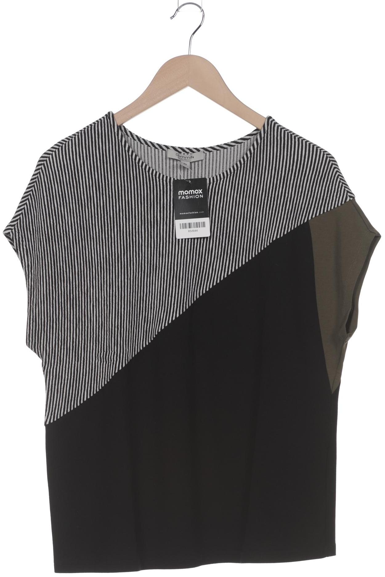

Comma Damen T-Shirt, schwarz, Gr. 40
