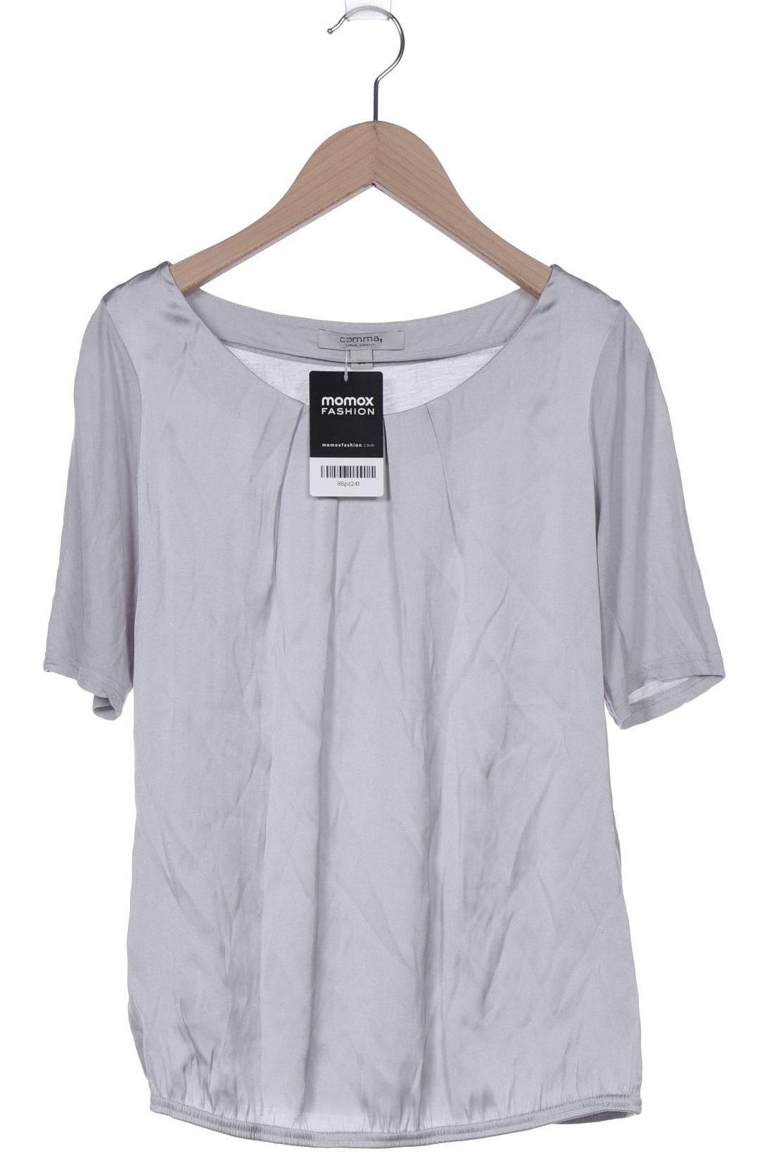 

Comma Damen T-Shirt, grau, Gr. 34