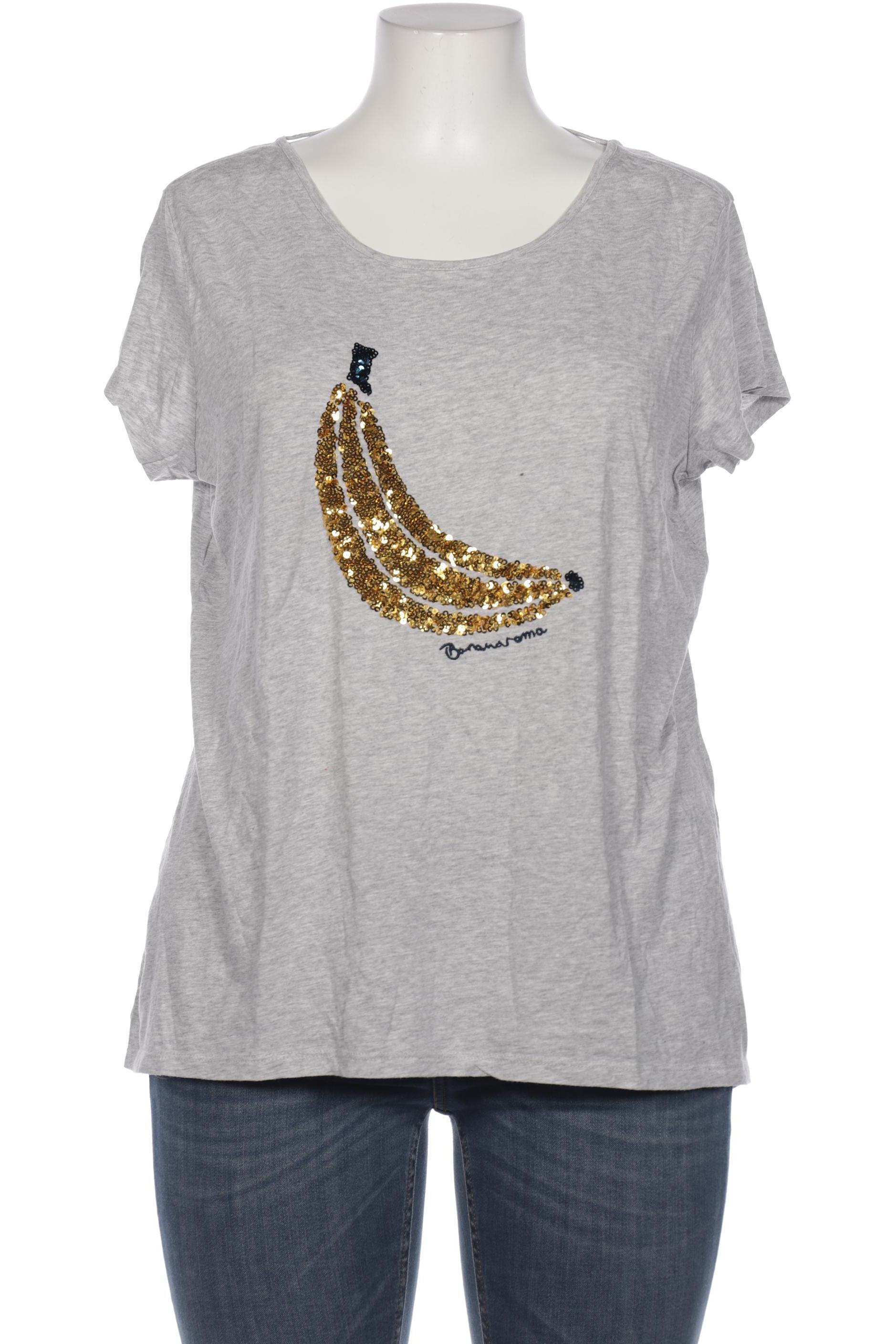 

Comma Damen T-Shirt, grau, Gr. 44