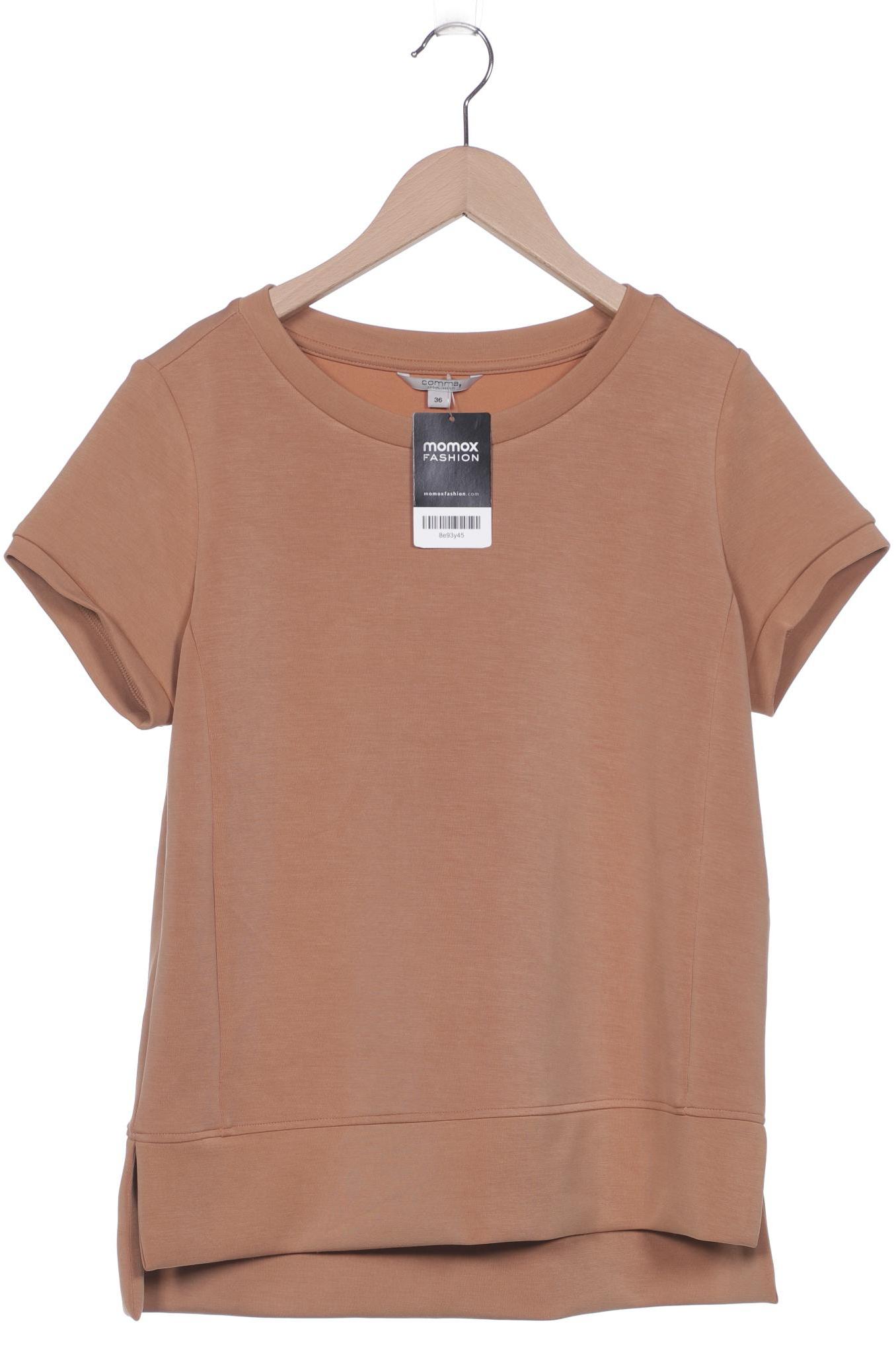 

Comma Damen T-Shirt, braun