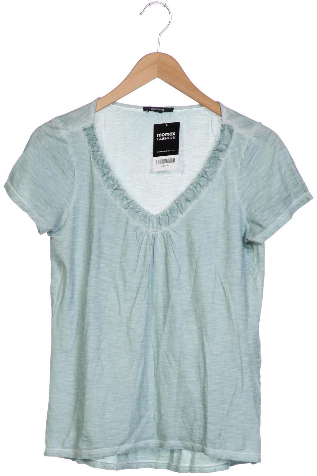 

Comma Damen T-Shirt, türkis