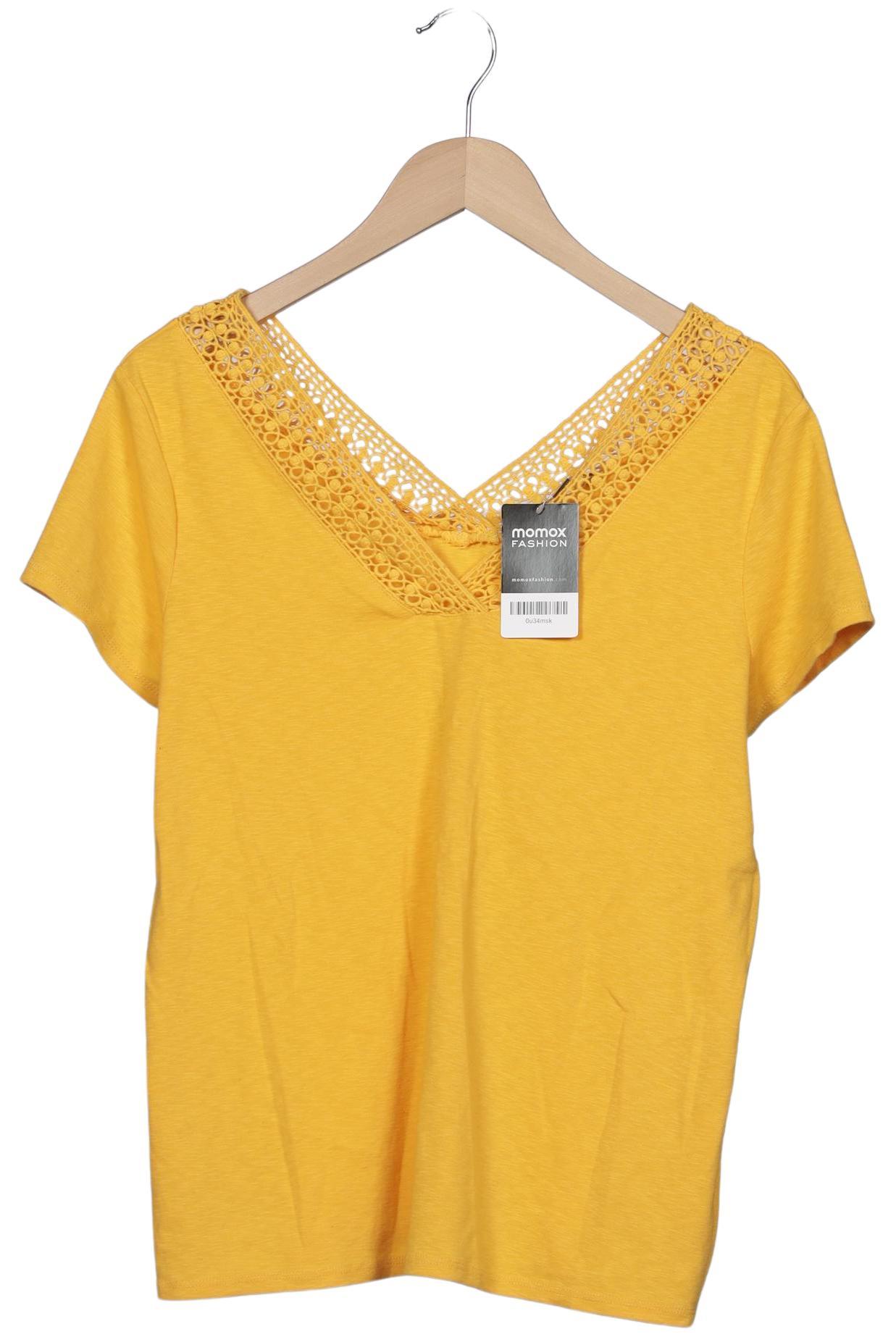 

Comma Damen T-Shirt, gelb, Gr. 44