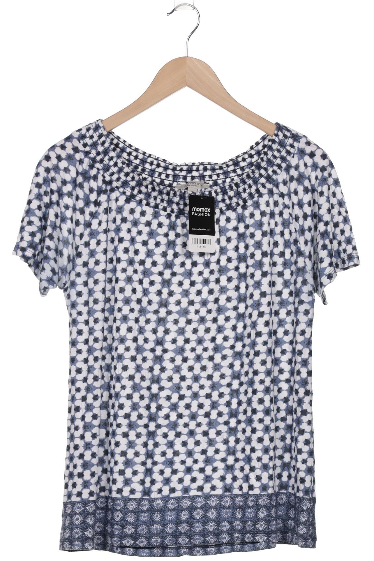

Comma Damen T-Shirt, marineblau, Gr. 44