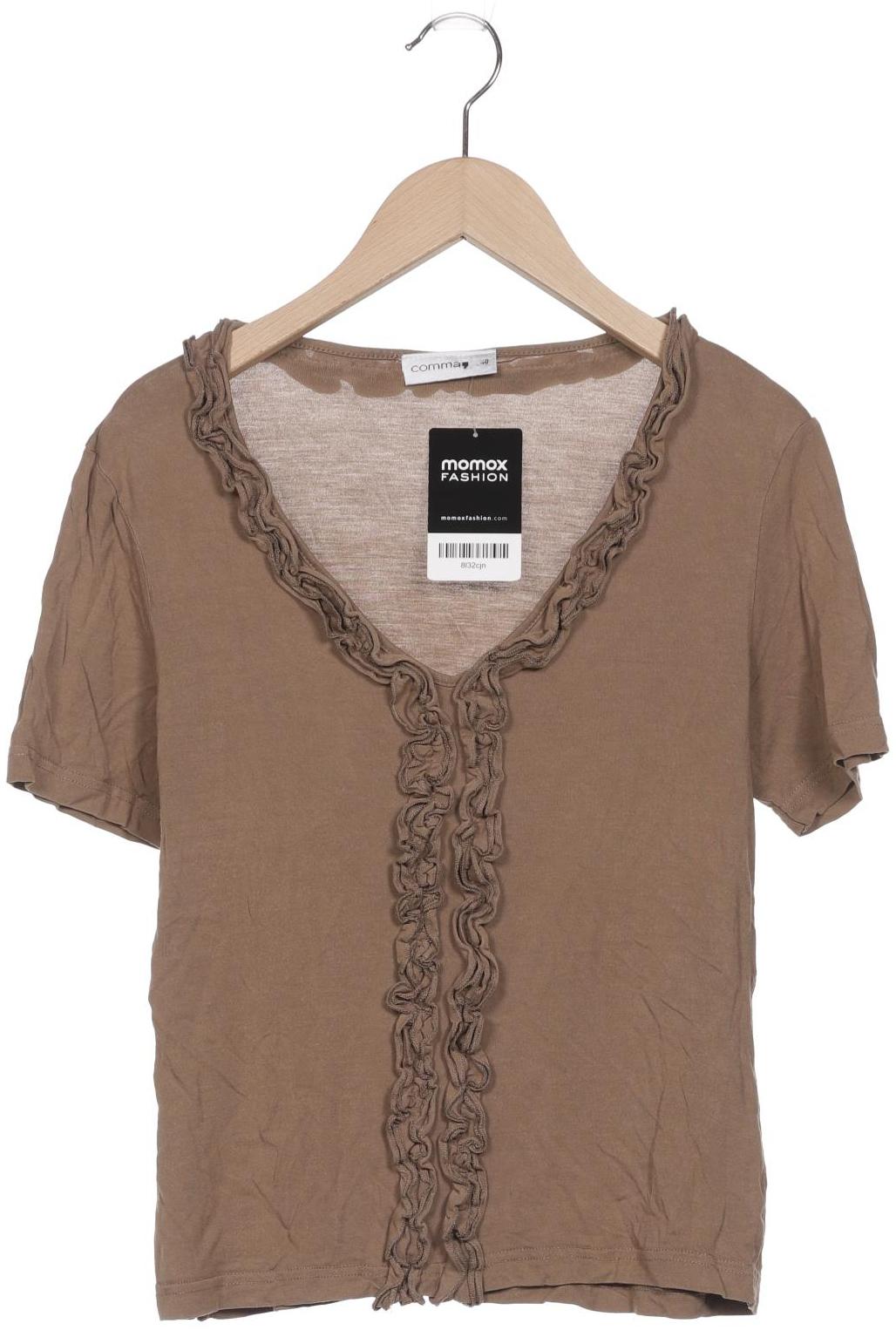

Comma Damen T-Shirt, braun