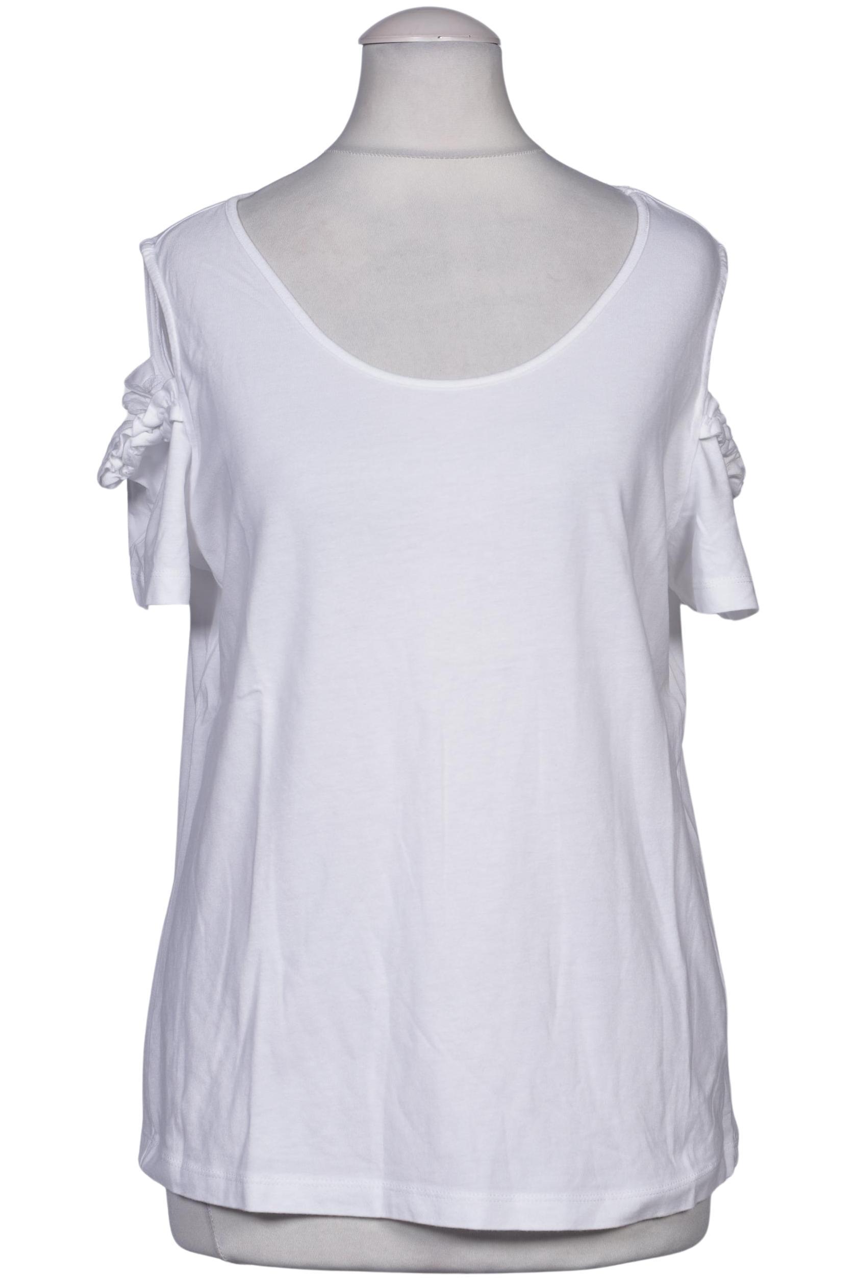 

Comma Damen T-Shirt, weiß, Gr. 36