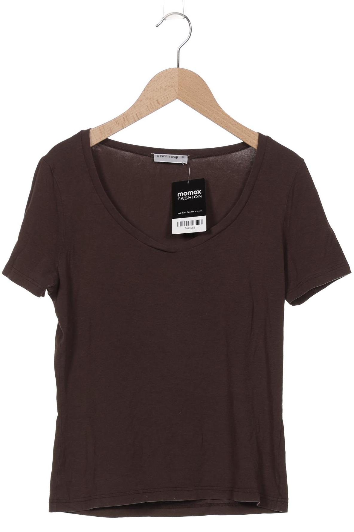 

Comma Damen T-Shirt, braun, Gr. 38