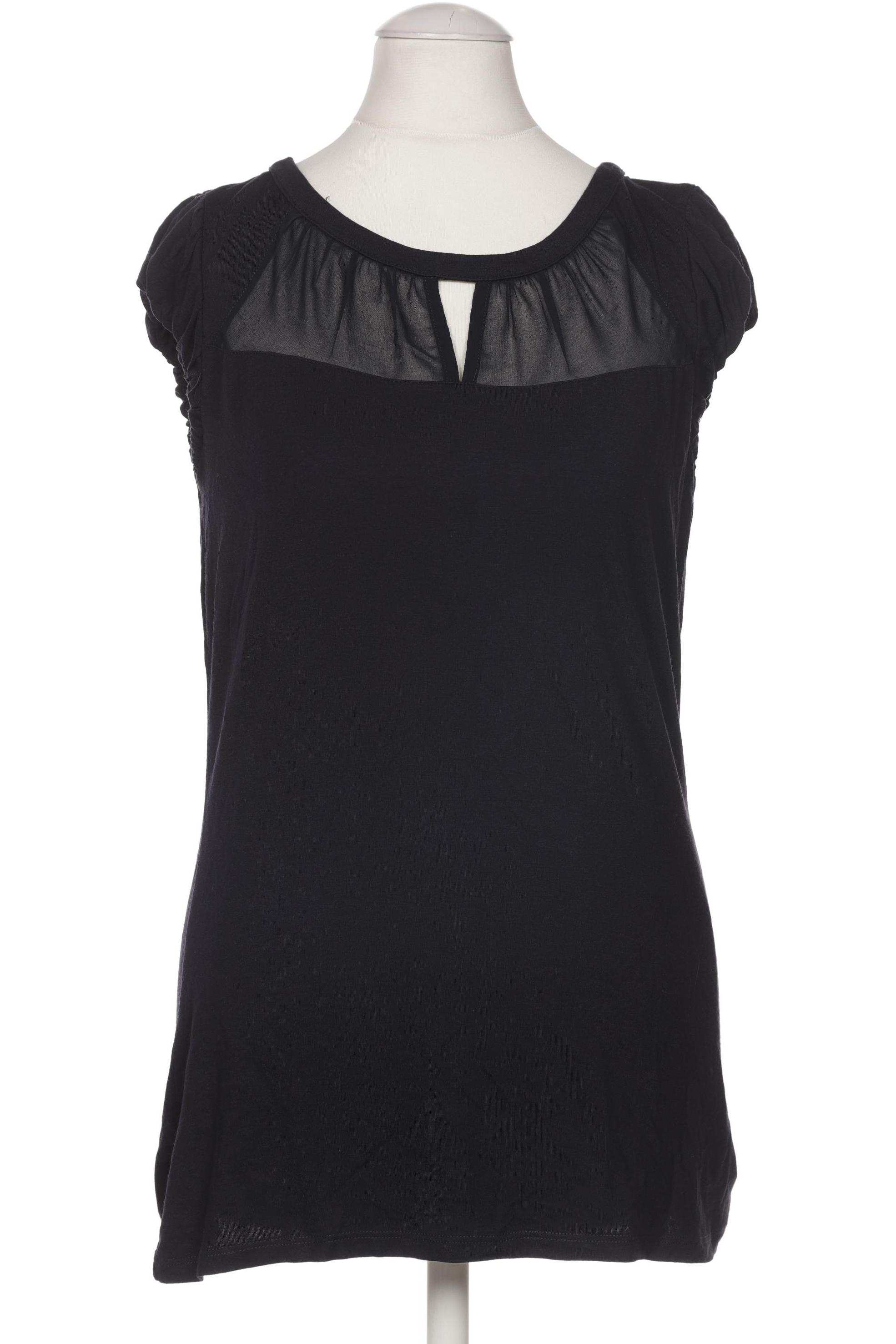 

Comma Damen T-Shirt, marineblau, Gr. 34