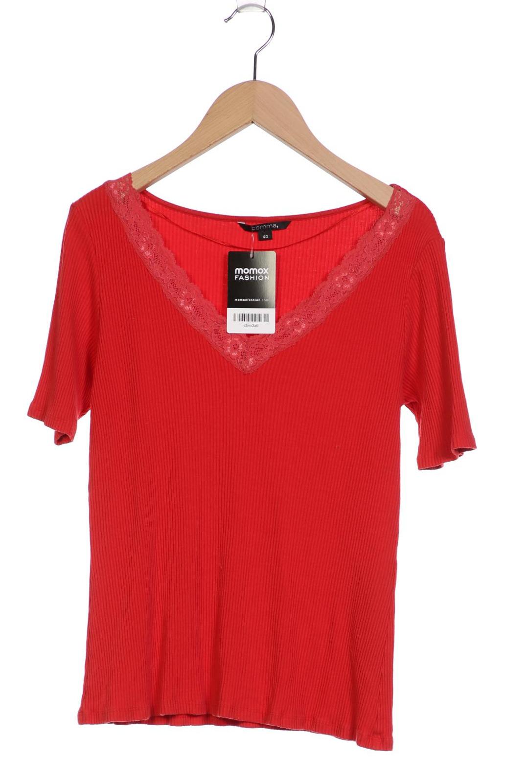 

Comma Damen T-Shirt, rot, Gr. 40