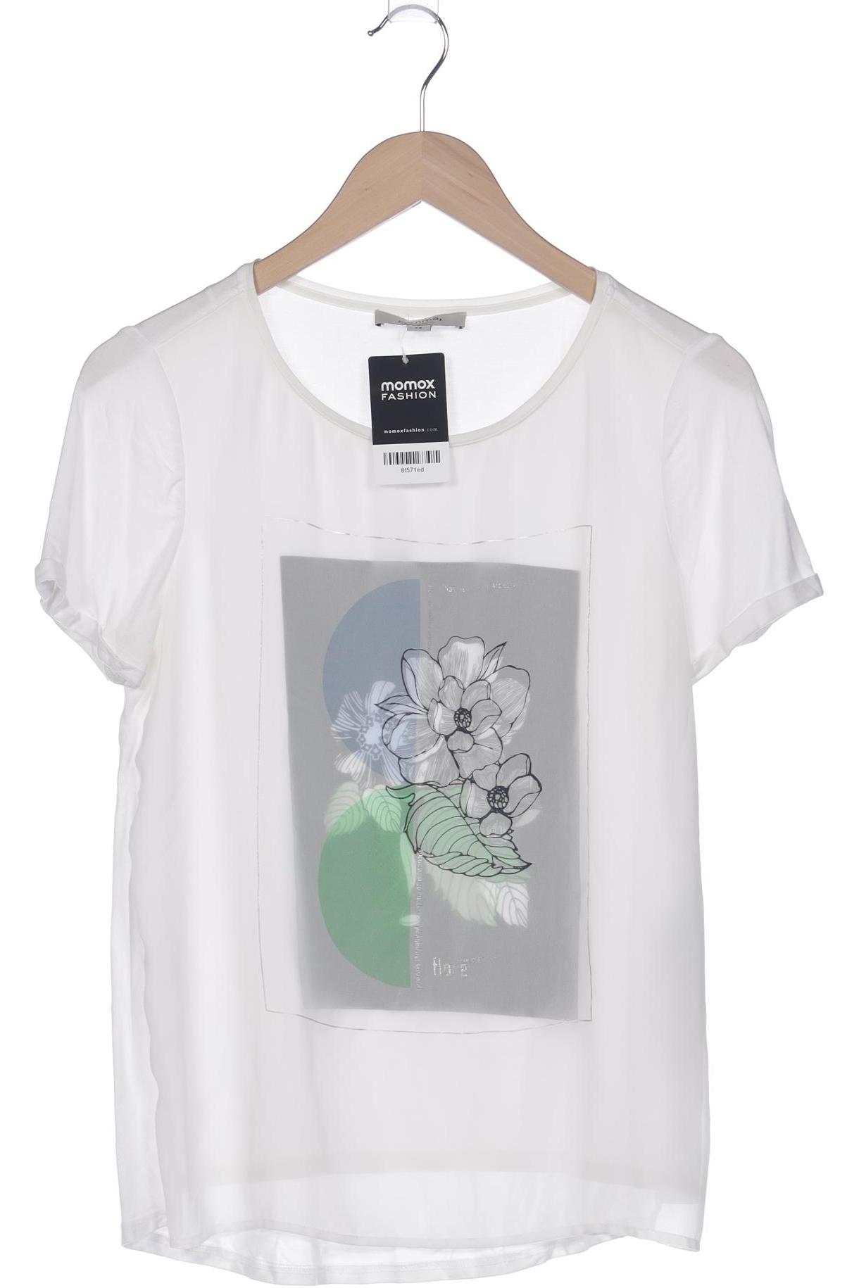 

Comma Damen T-Shirt, weiß, Gr. 36