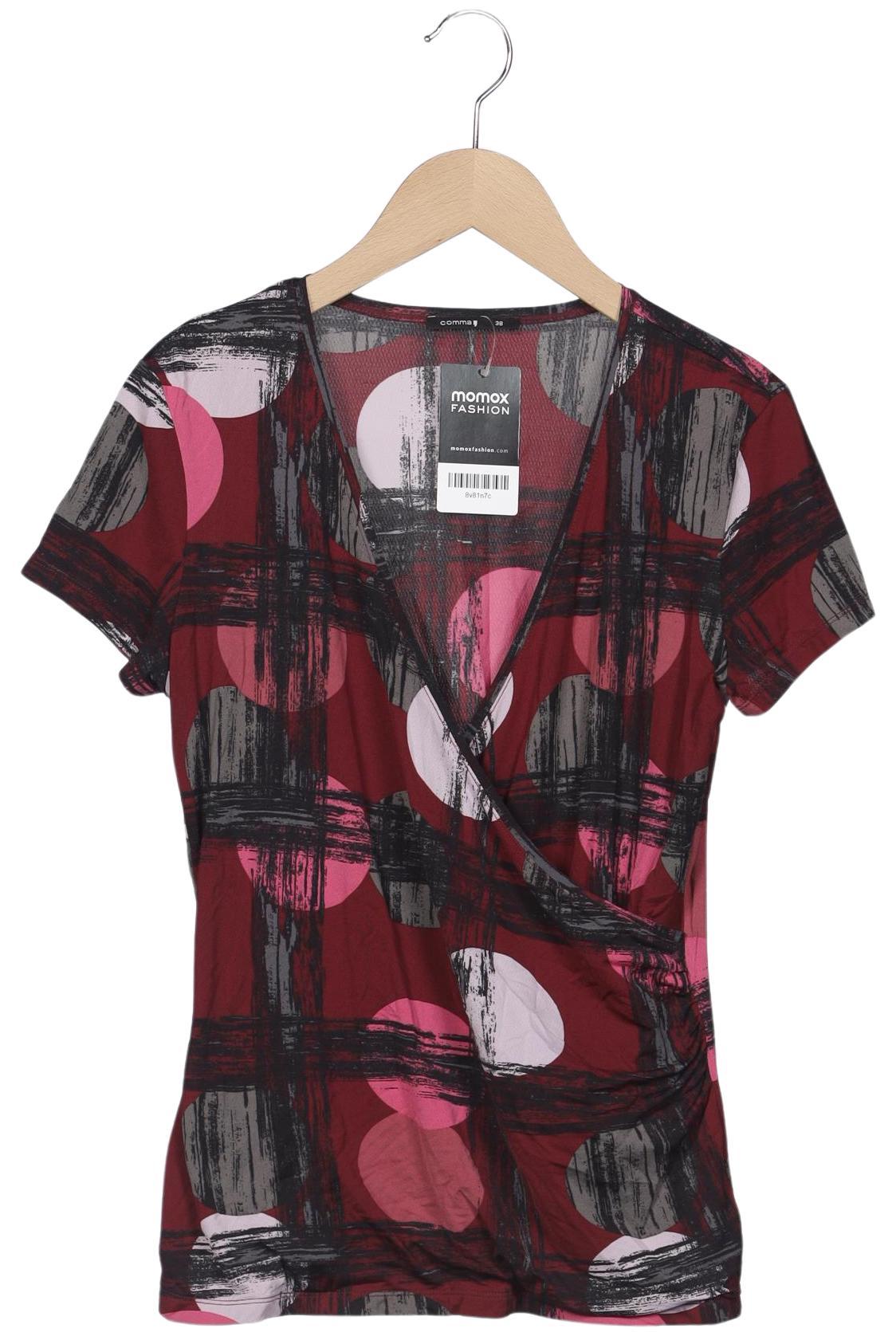 

Comma Damen T-Shirt, bordeaux, Gr. 38