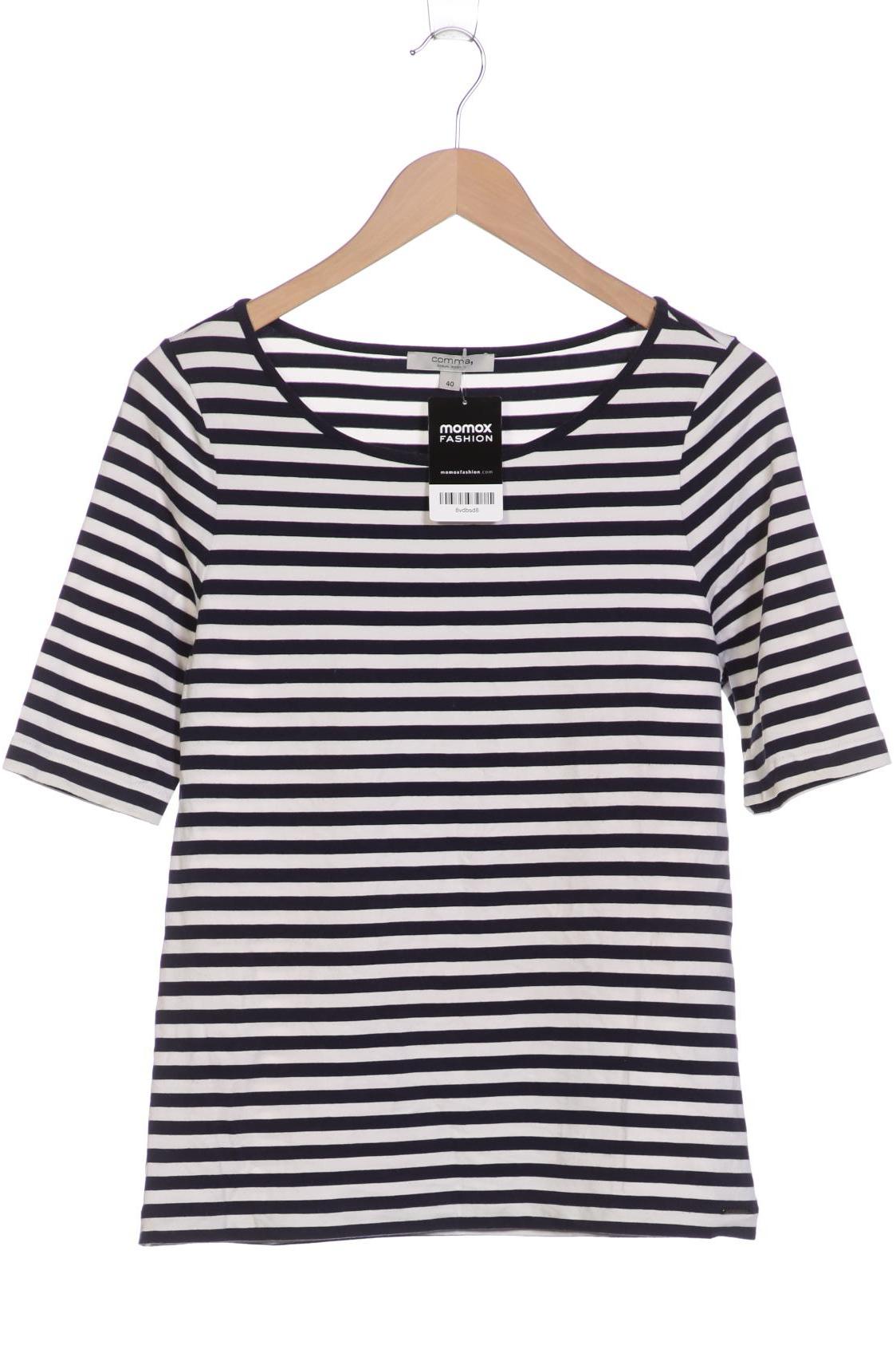 

Comma Damen T-Shirt, marineblau