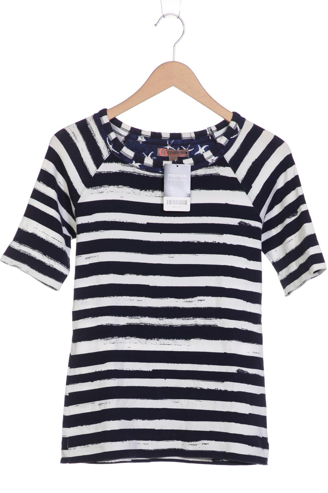 

Comma Damen T-Shirt, marineblau, Gr. 36