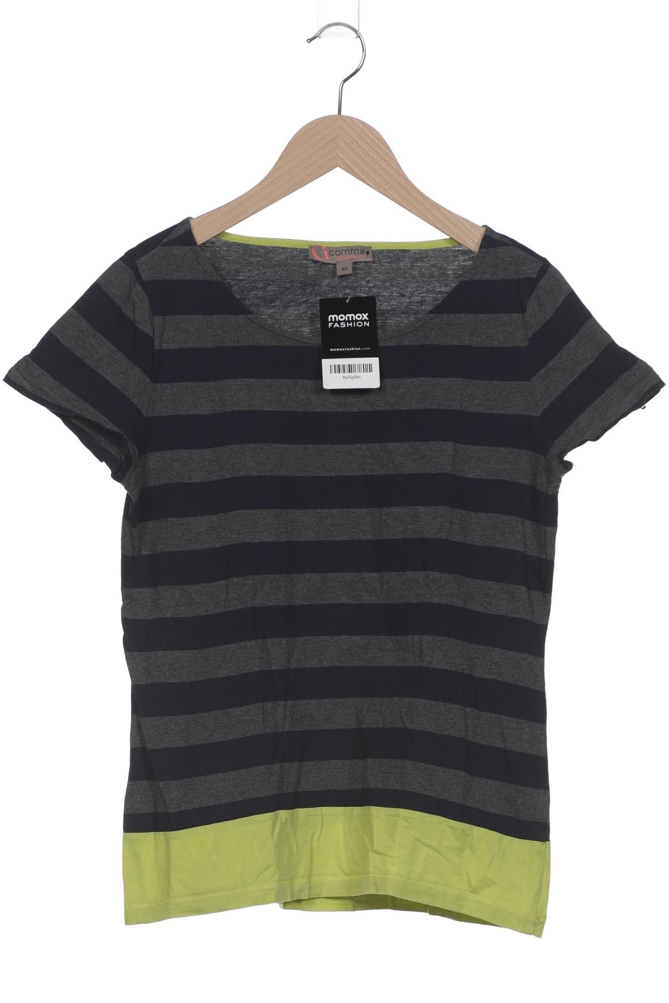 

Comma Damen T-Shirt, grau, Gr. 40