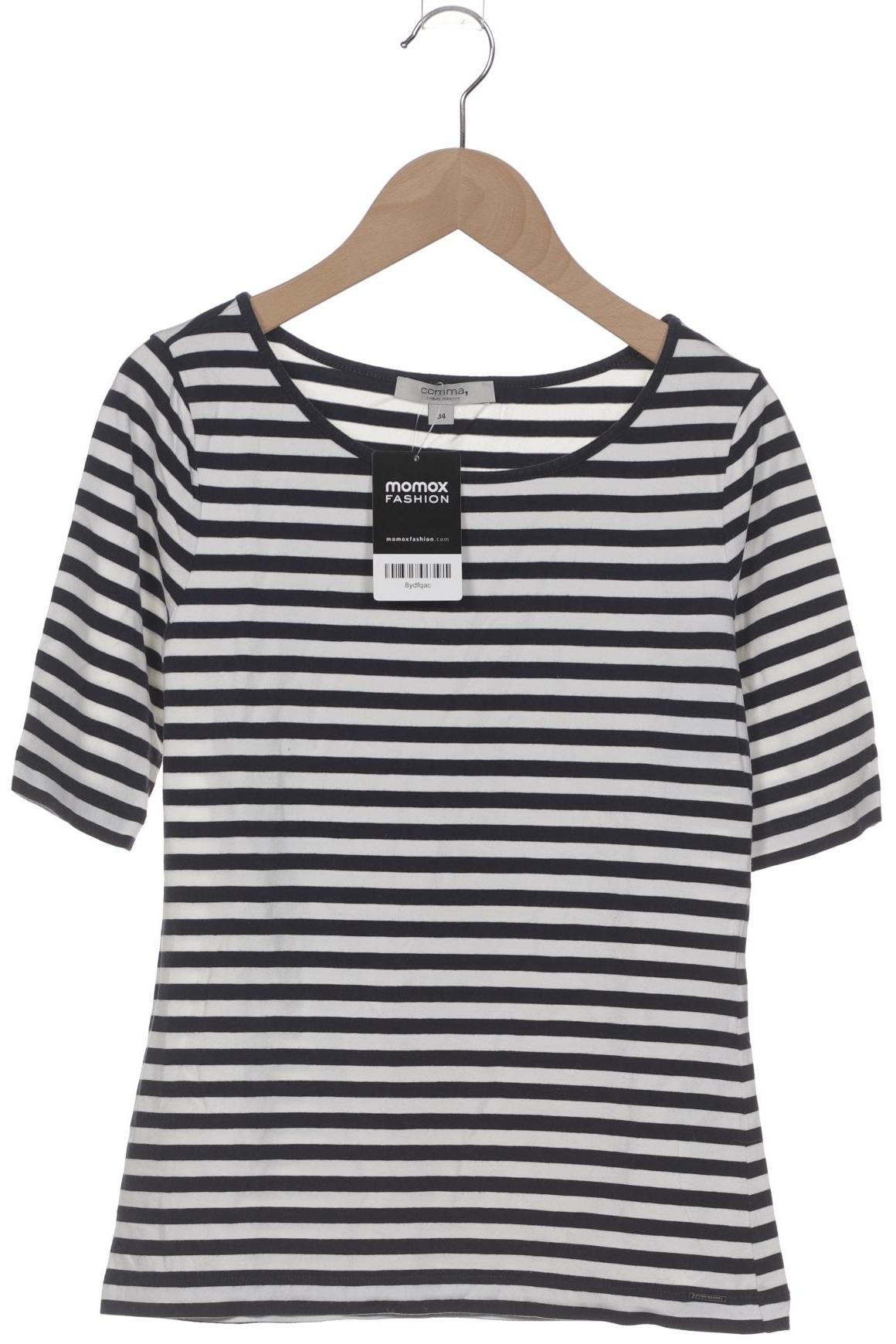 

Comma Damen T-Shirt, marineblau, Gr. 34