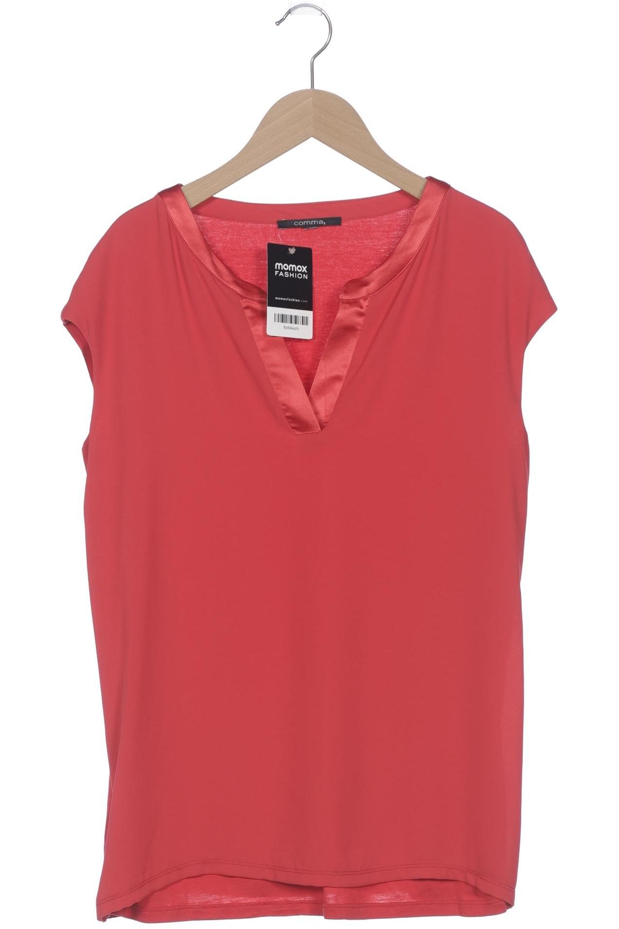 

Comma Damen T-Shirt, rot, Gr. 42