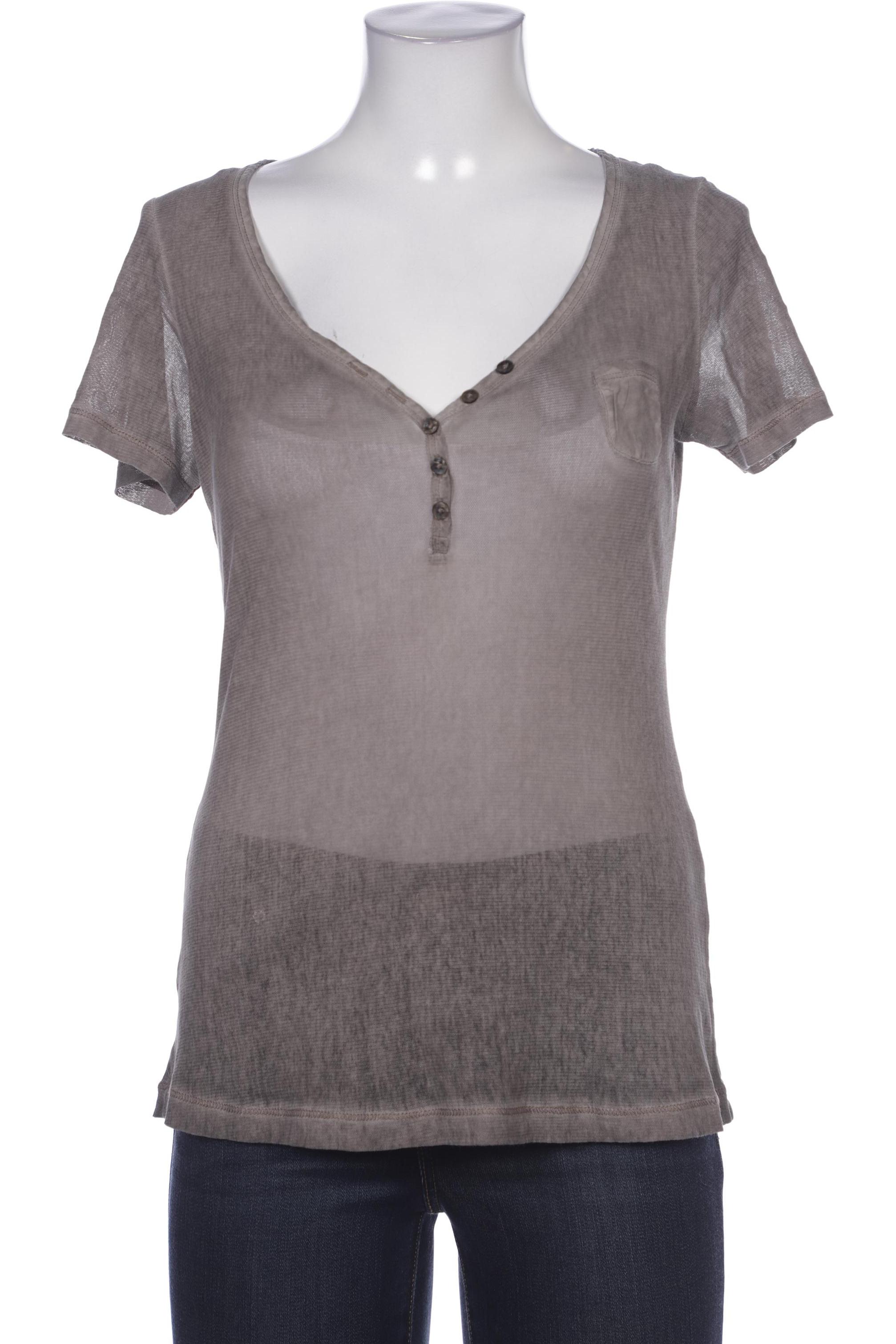 

Comma Damen T-Shirt, braun, Gr. 38