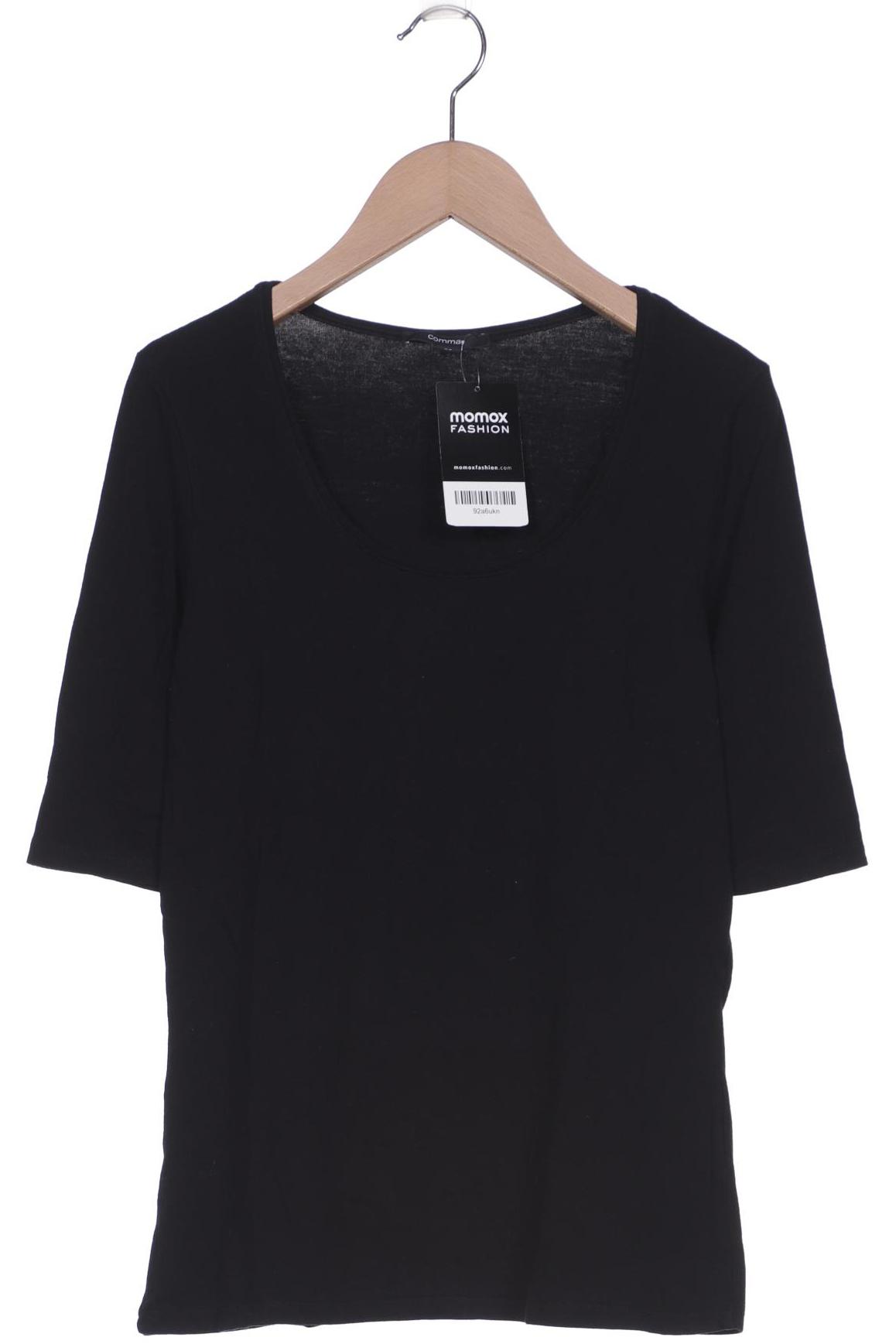 

Comma Damen T-Shirt, schwarz