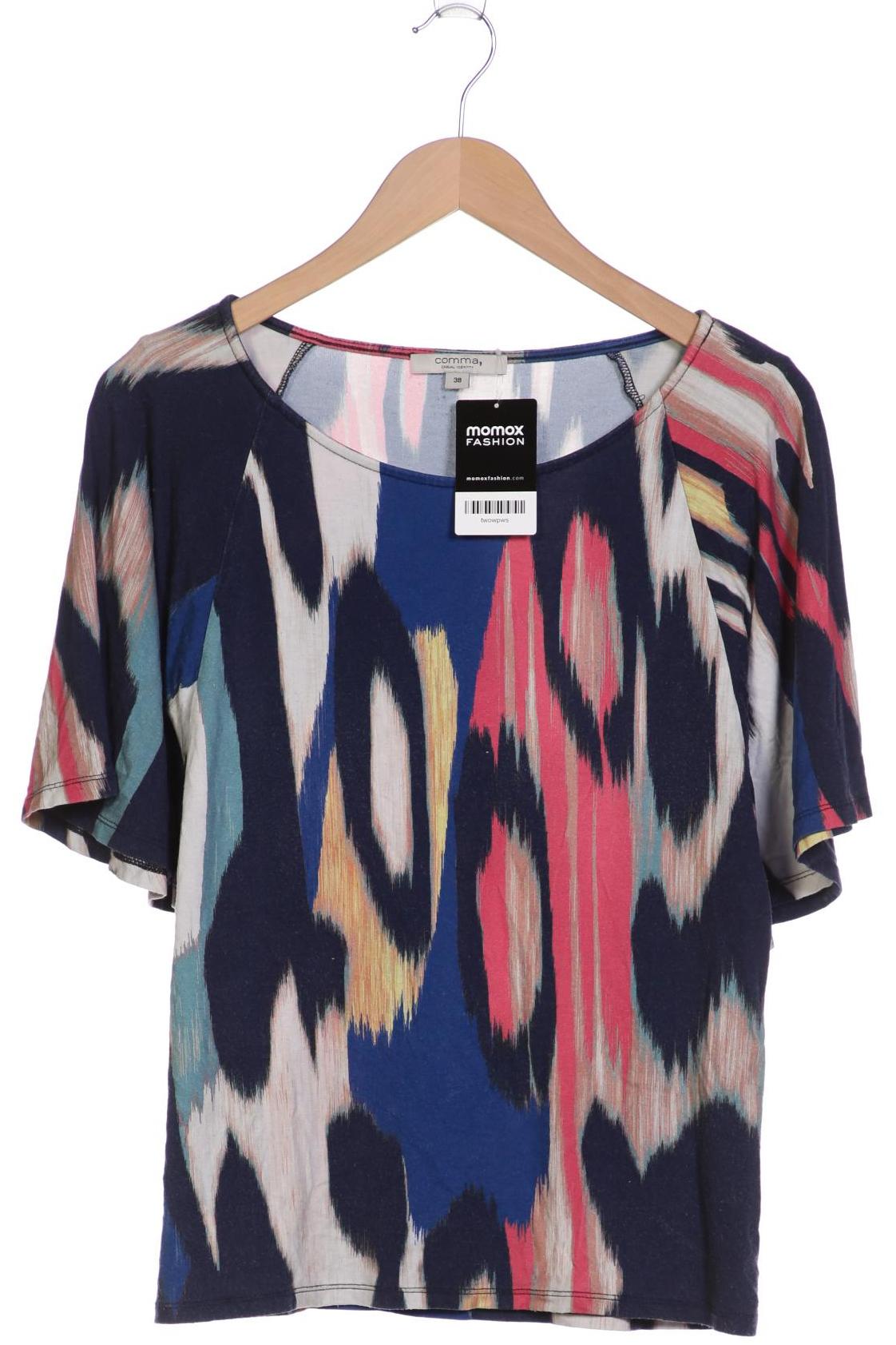 

Comma Damen T-Shirt, marineblau, Gr. 38