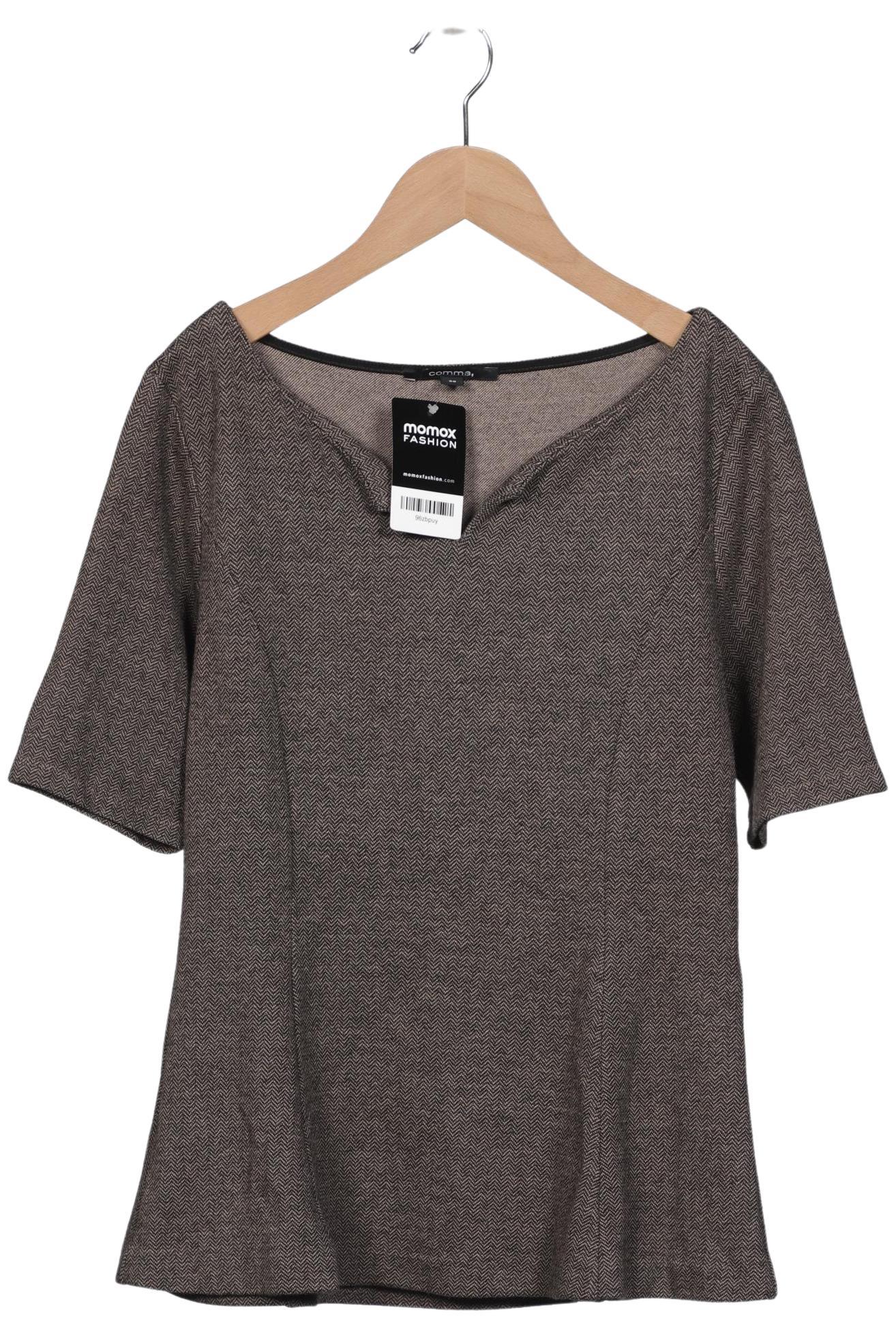 

Comma Damen T-Shirt, grau, Gr. 38