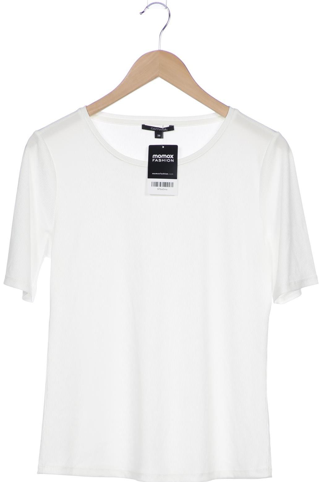 

Comma Damen T-Shirt, weiß, Gr. 38