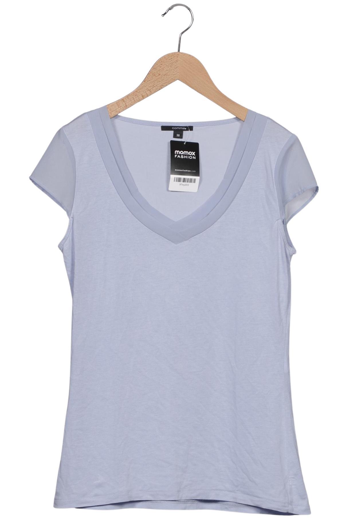 

Comma Damen T-Shirt, hellblau, Gr. 38