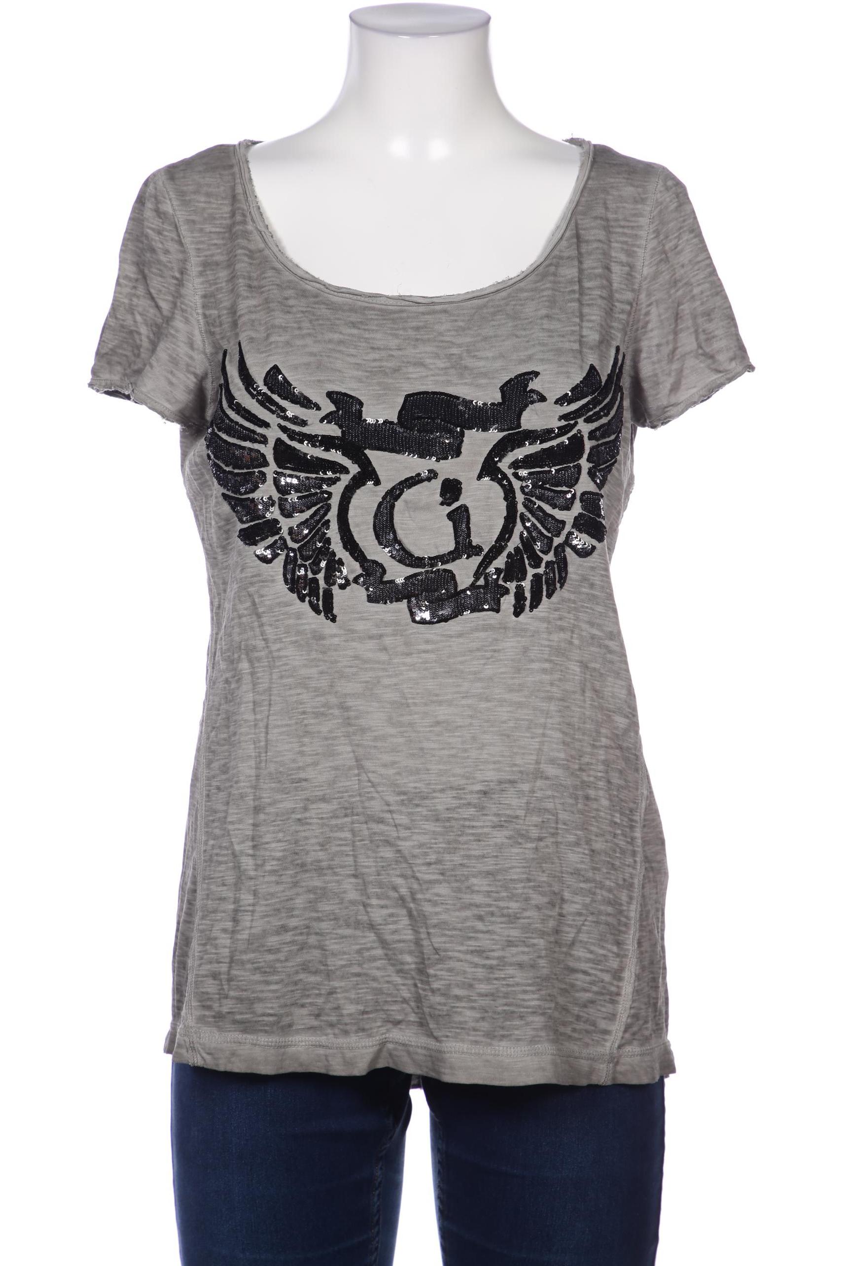 

Comma Damen T-Shirt, grau, Gr. 38