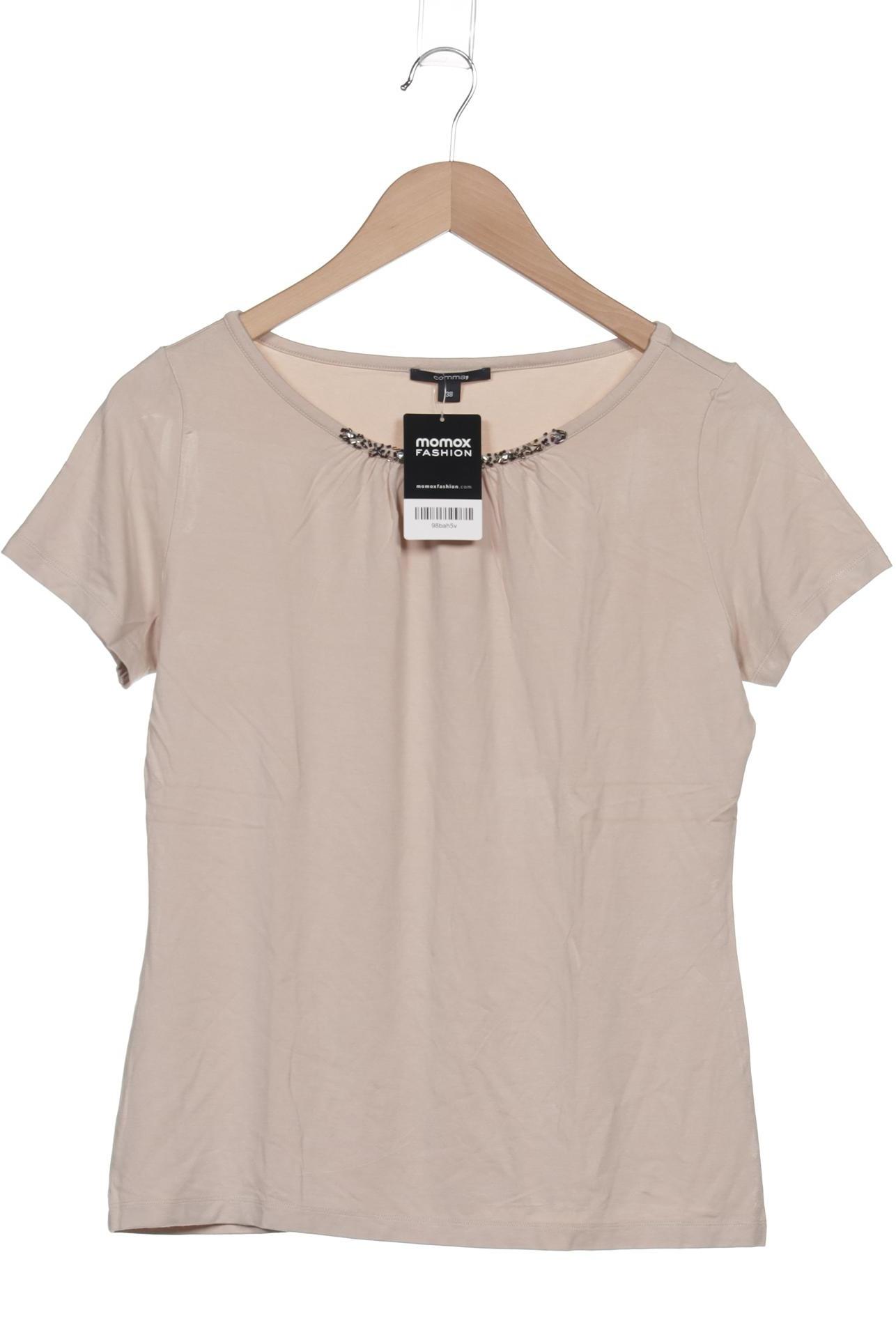 

Comma Damen T-Shirt, beige, Gr. 38