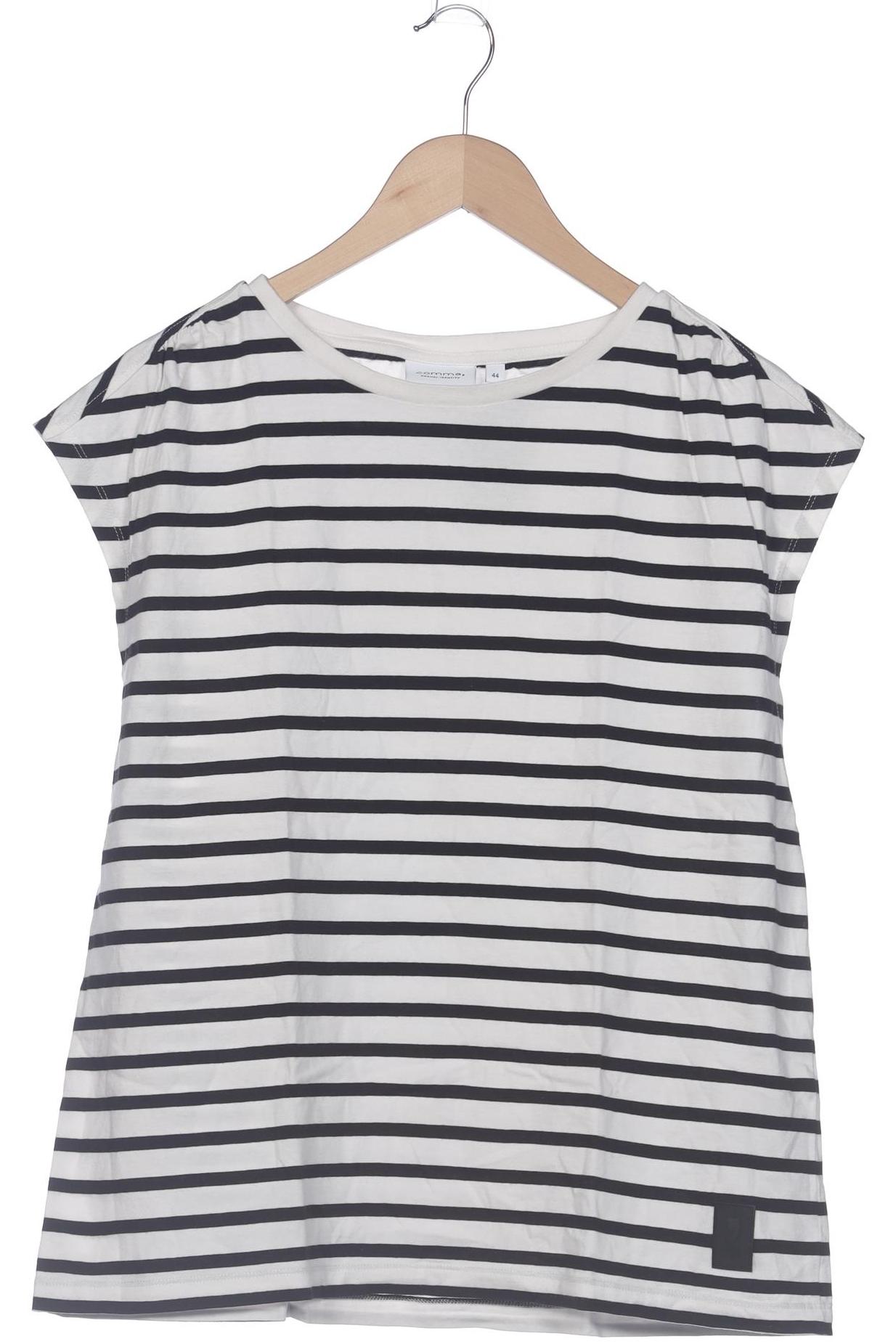 

Comma Damen T-Shirt, weiß, Gr. 44