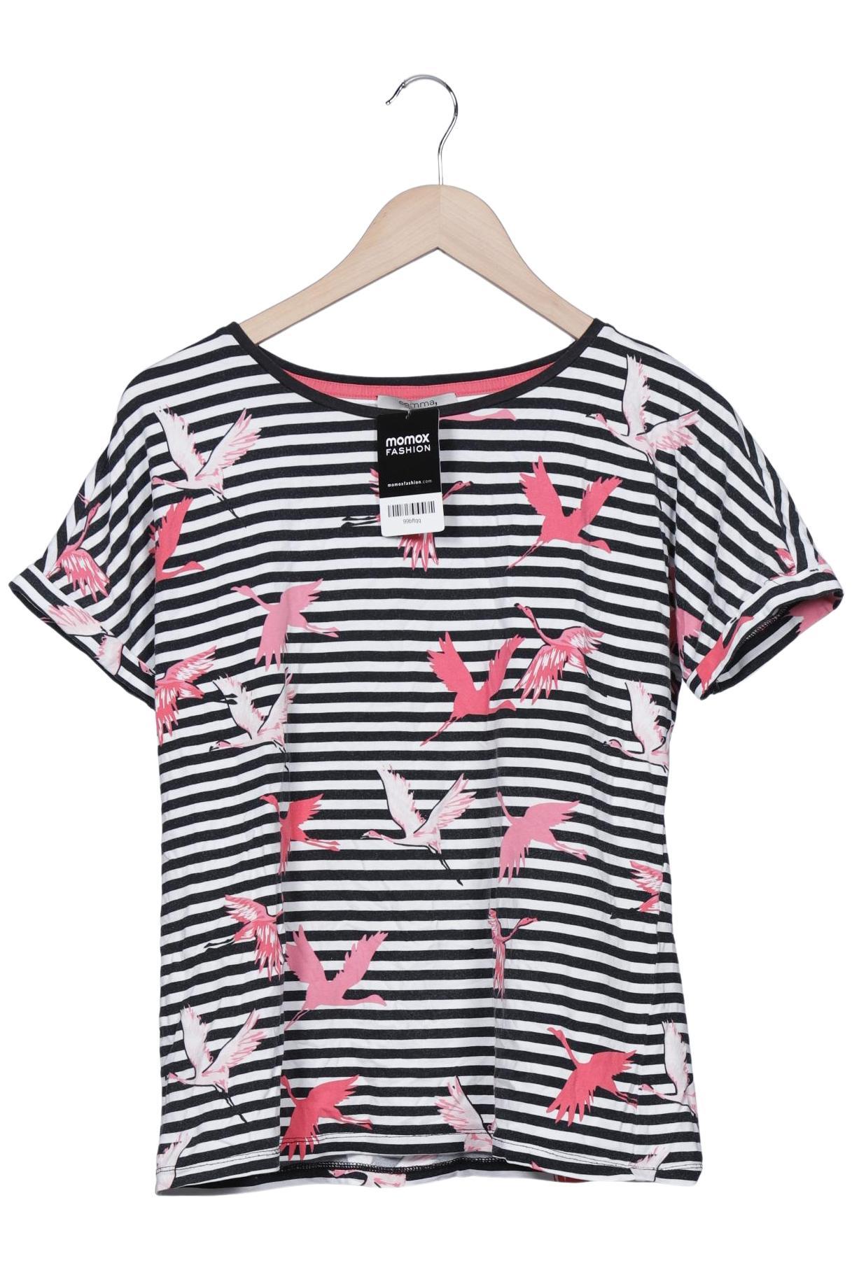

Comma Damen T-Shirt, weiß, Gr. 36