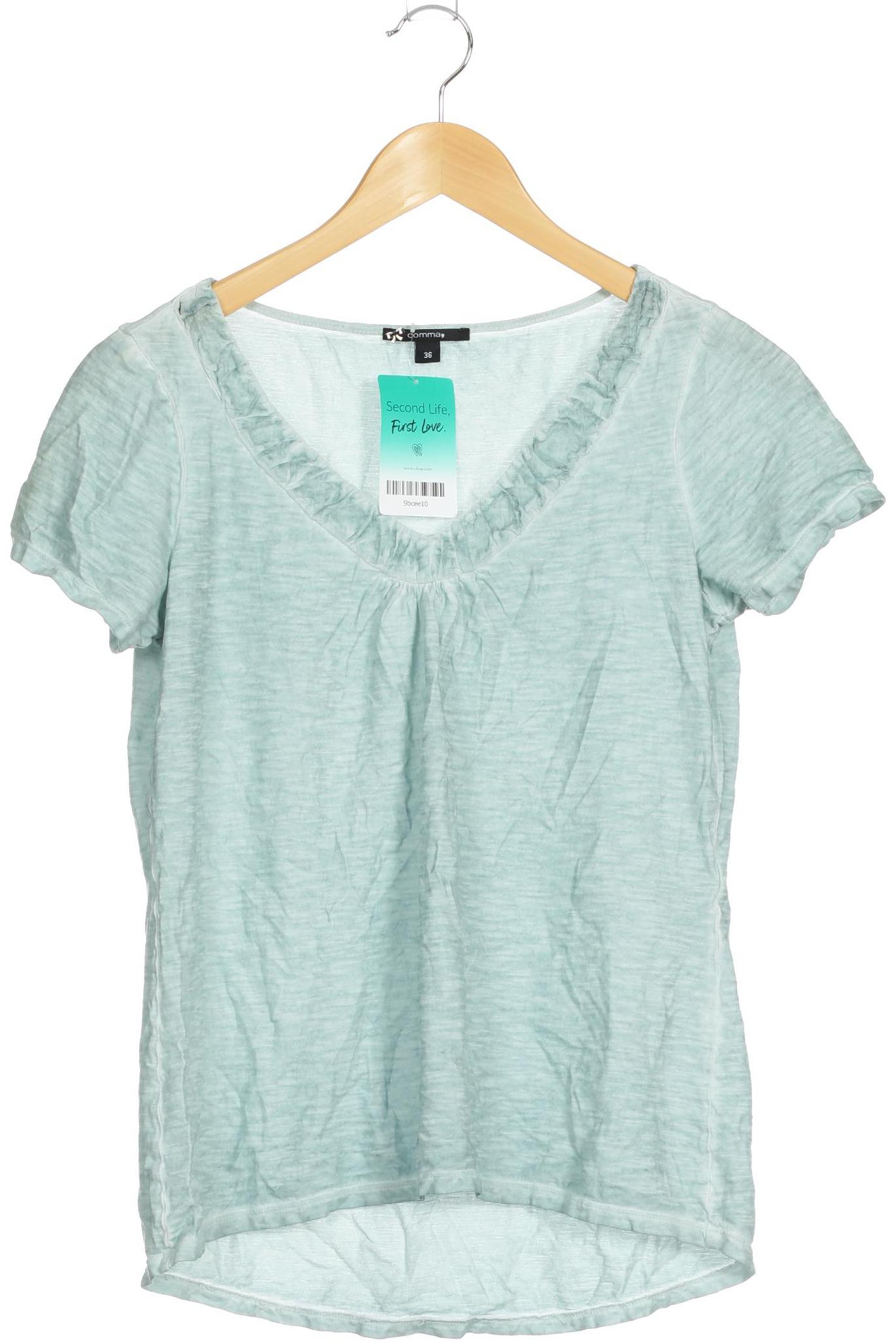 

Comma Damen T-Shirt, grau, Gr. 36