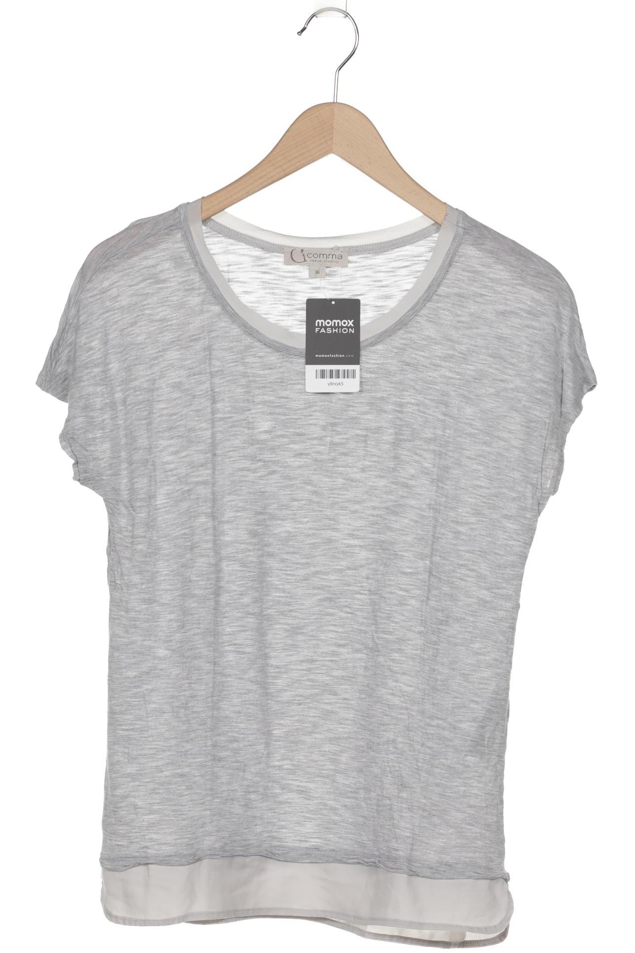 

Comma Damen T-Shirt, grau