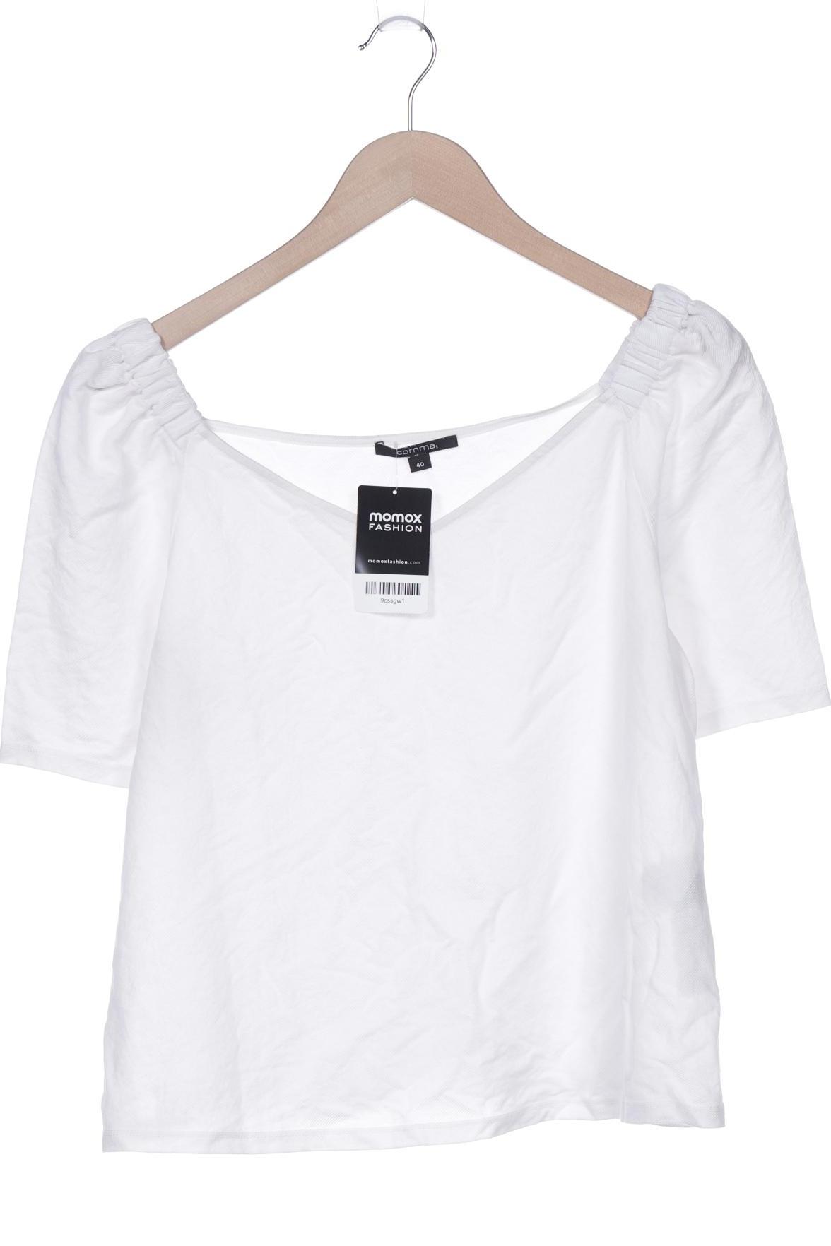 

Comma Damen T-Shirt, weiß, Gr. 40
