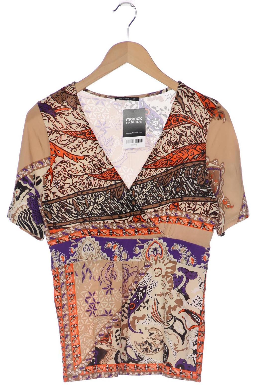

Comma Damen T-Shirt, beige, Gr. 38