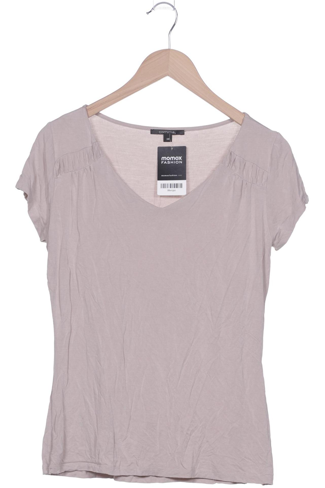 

Comma Damen T-Shirt, beige, Gr. 38