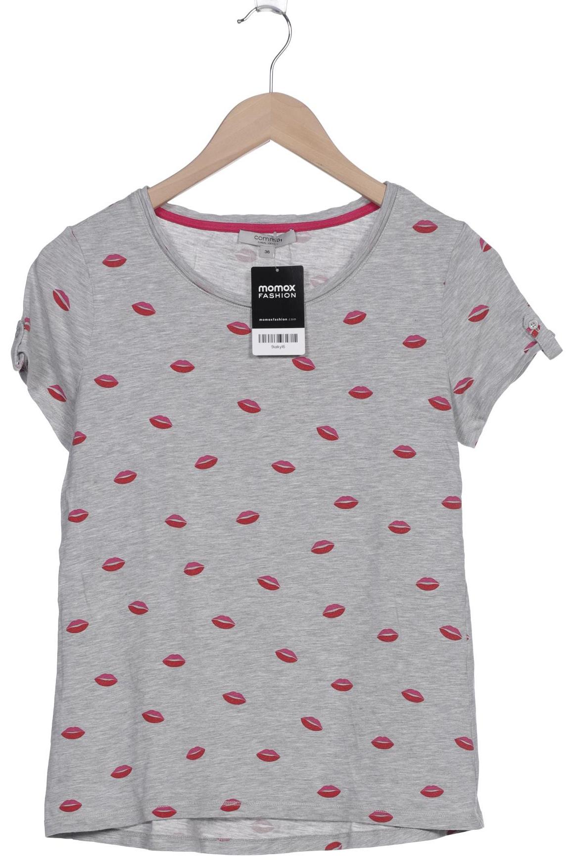 

Comma Damen T-Shirt, grau