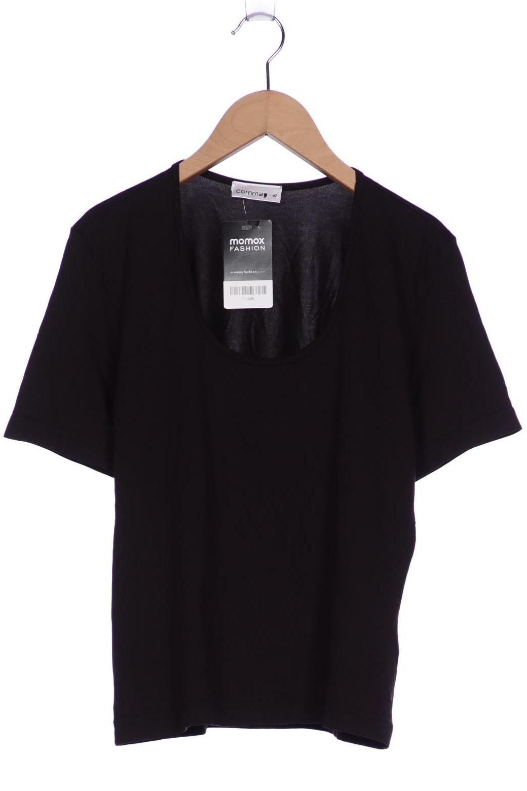 

Comma Damen T-Shirt, schwarz, Gr. 42