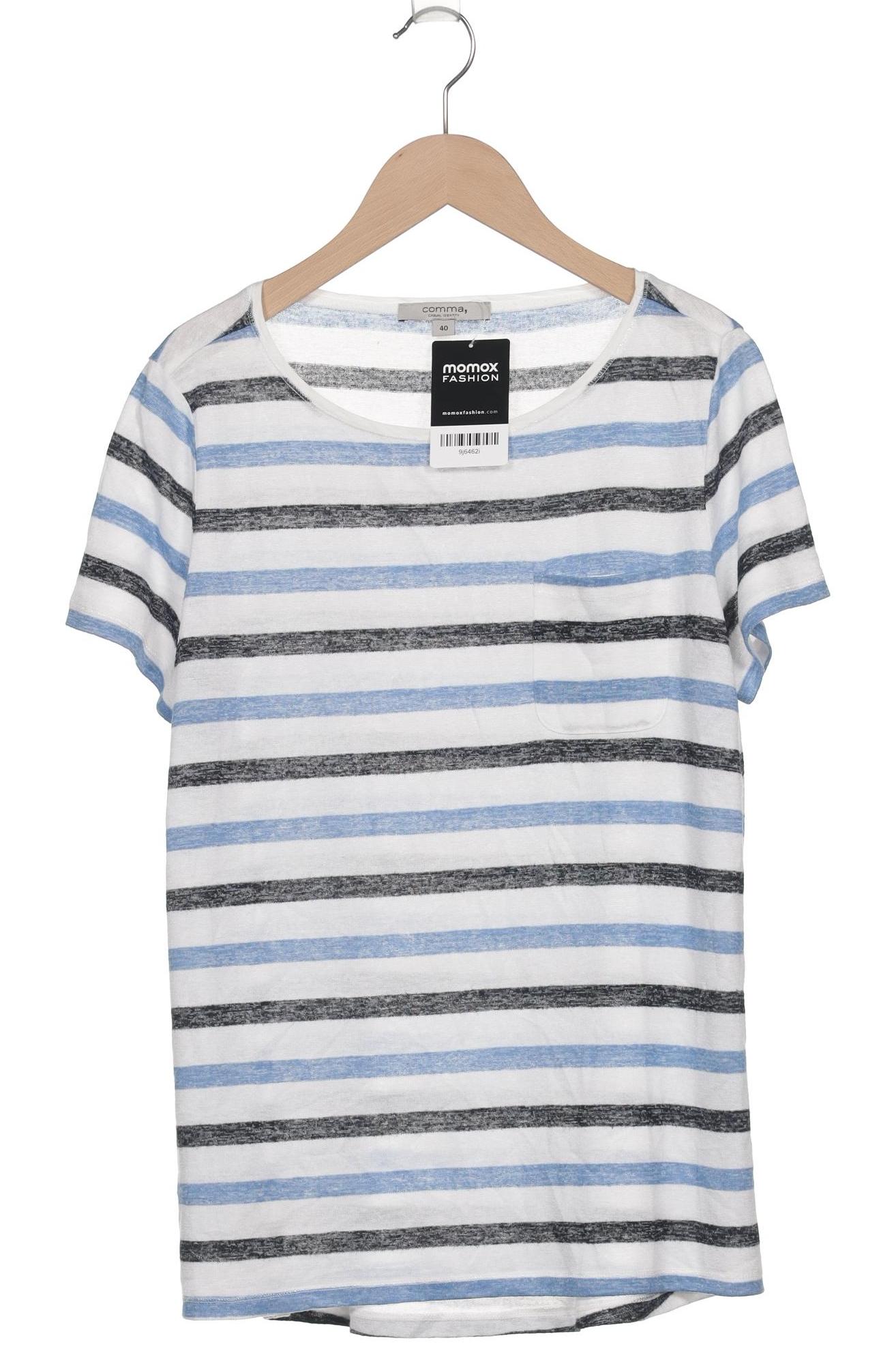 

Comma Damen T-Shirt, weiß, Gr. 40