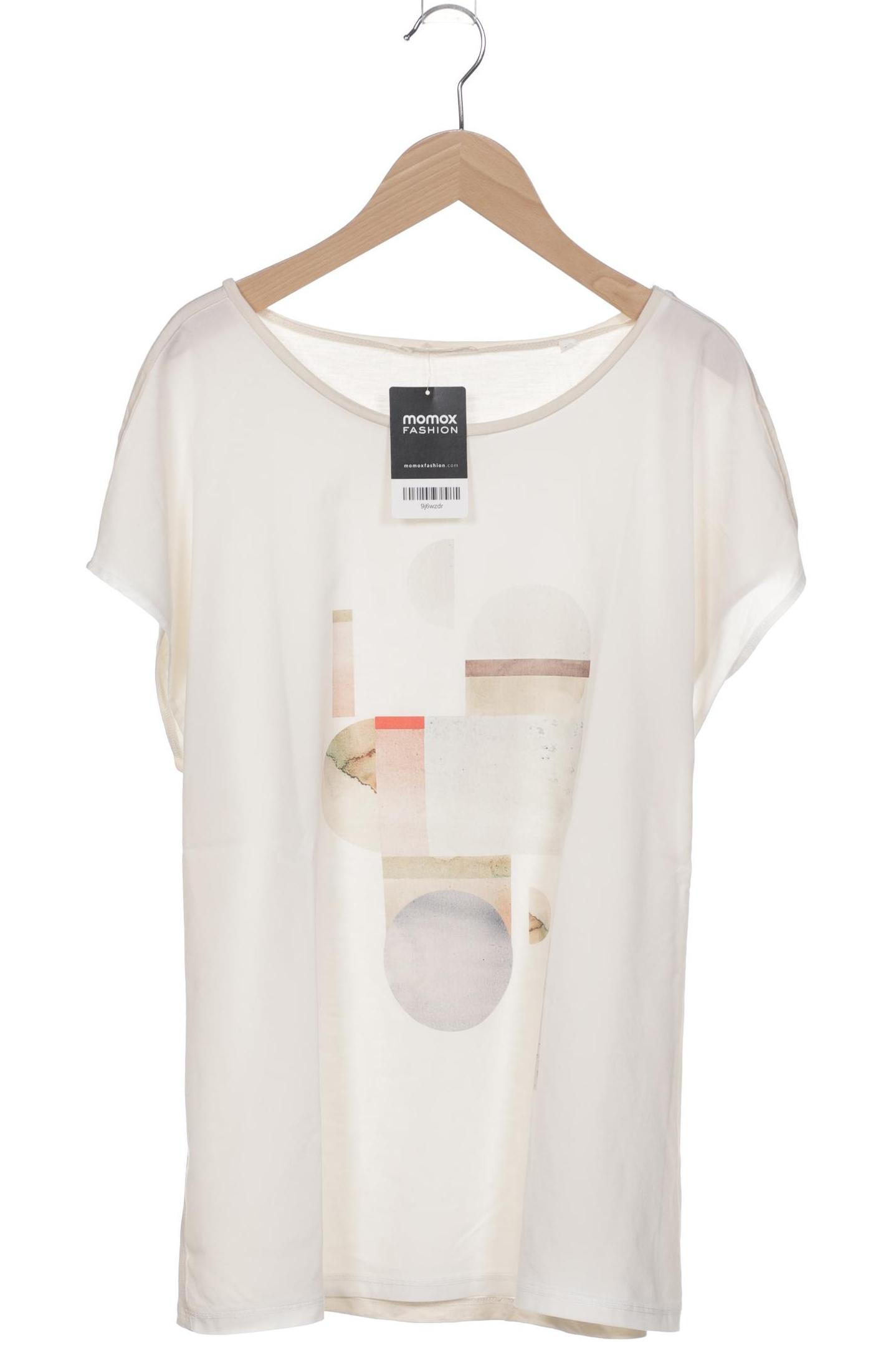 

Comma Damen T-Shirt, cremeweiß, Gr. 38
