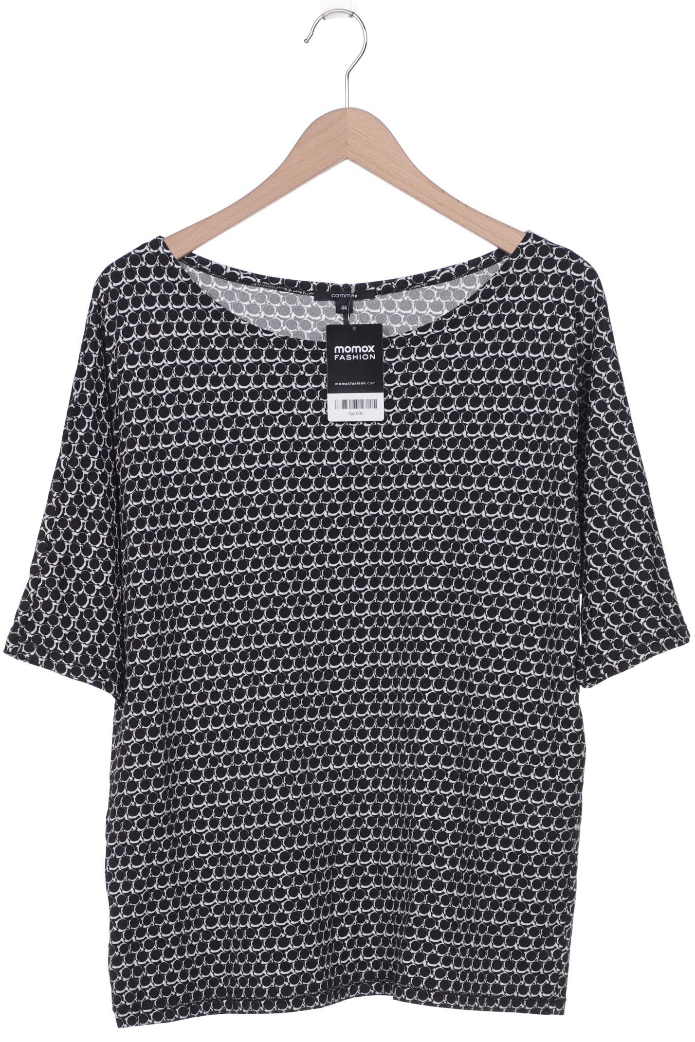 

Comma Damen T-Shirt, schwarz, Gr. 44