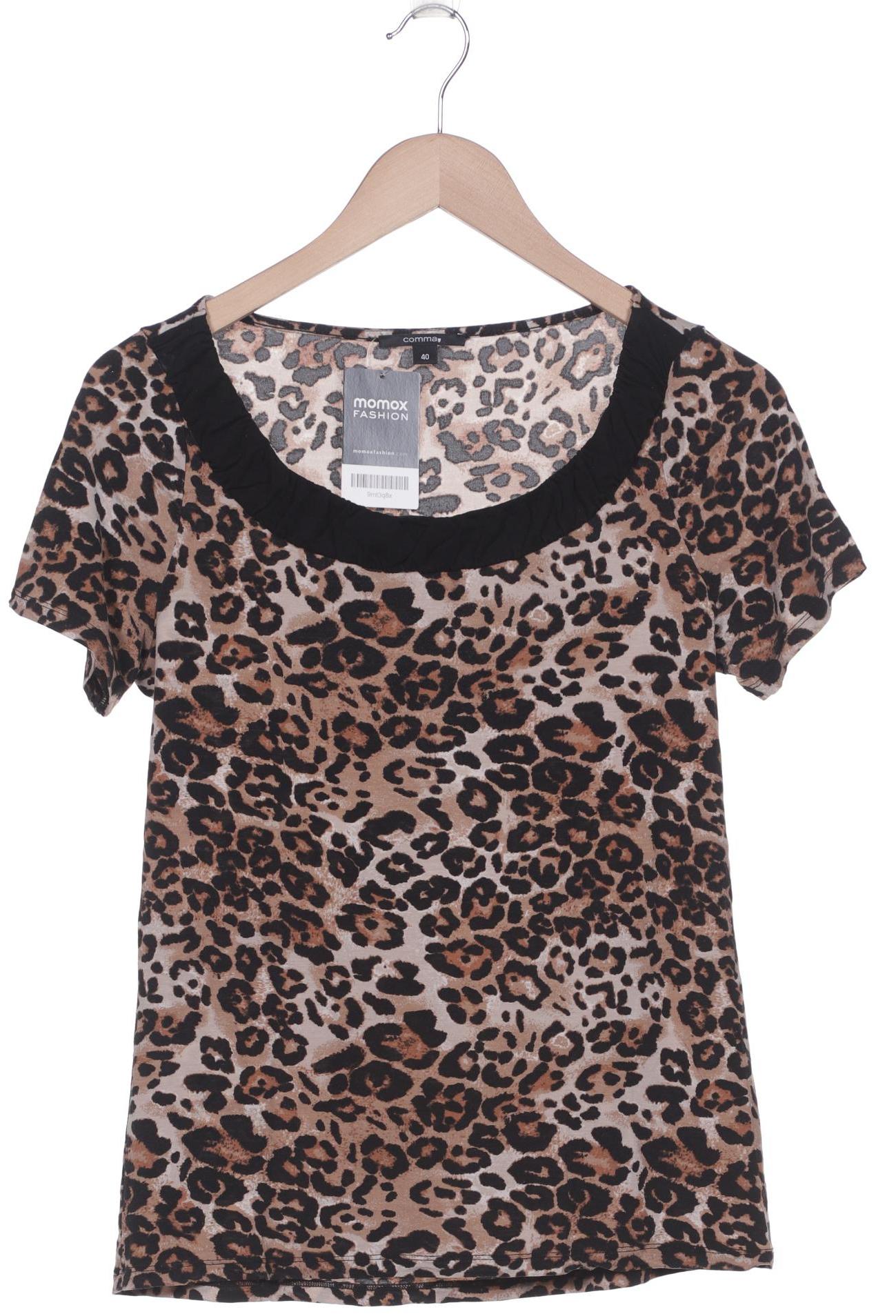 

Comma Damen T-Shirt, braun