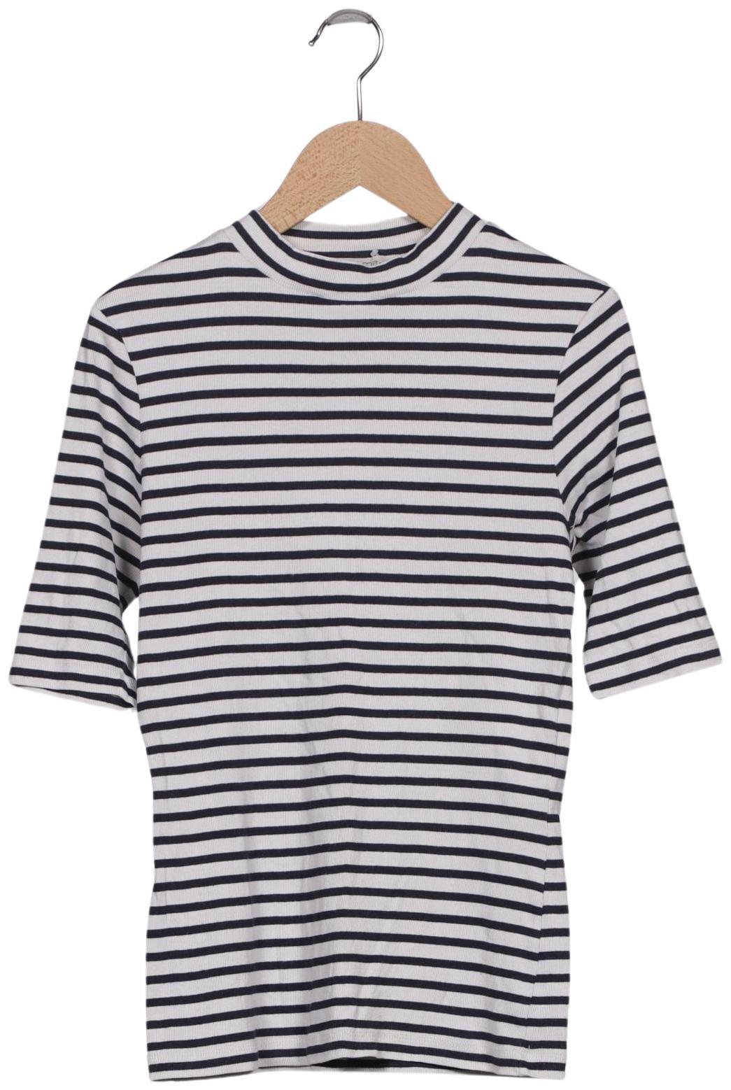 

Comma Damen T-Shirt, weiß, Gr. 34
